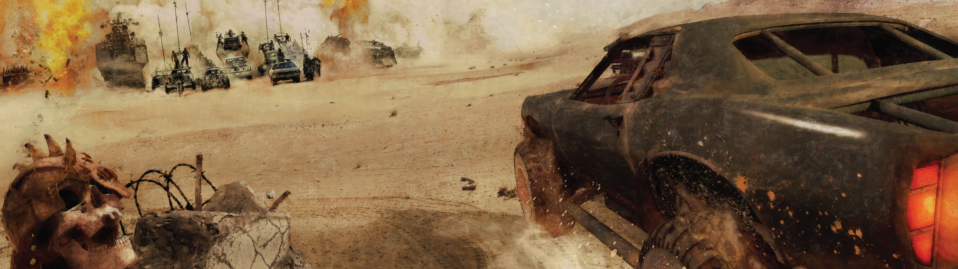 Download dual screen 1920x1080 Mad Max: Fury Road desktop background ID:137540 for free