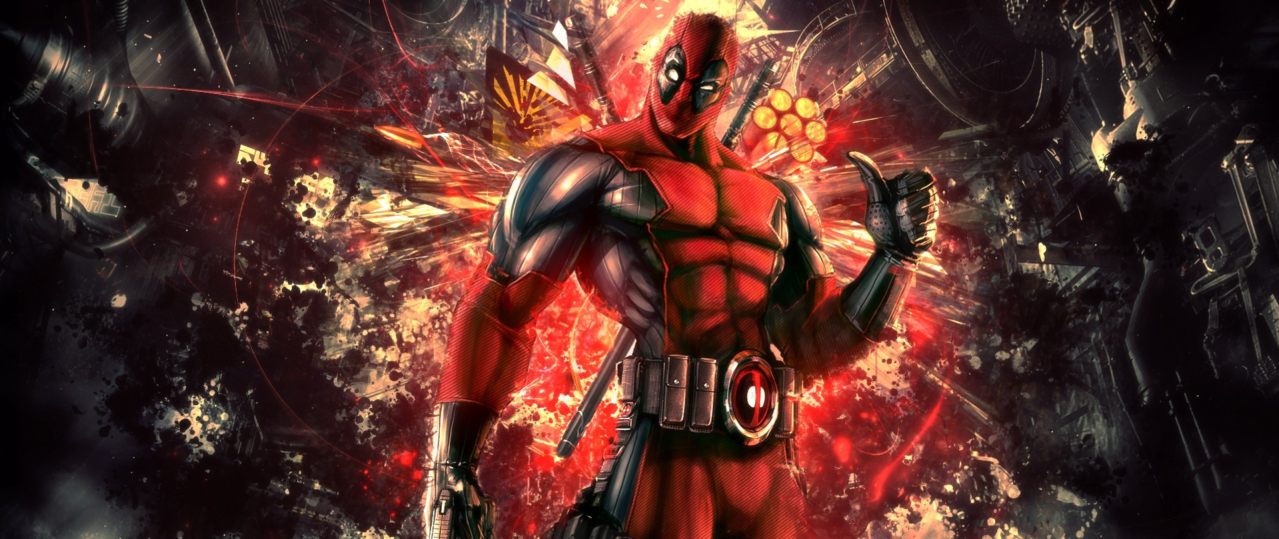 Awesome Deadpool free wallpaper ID:350330 for hd 2560x1080 PC