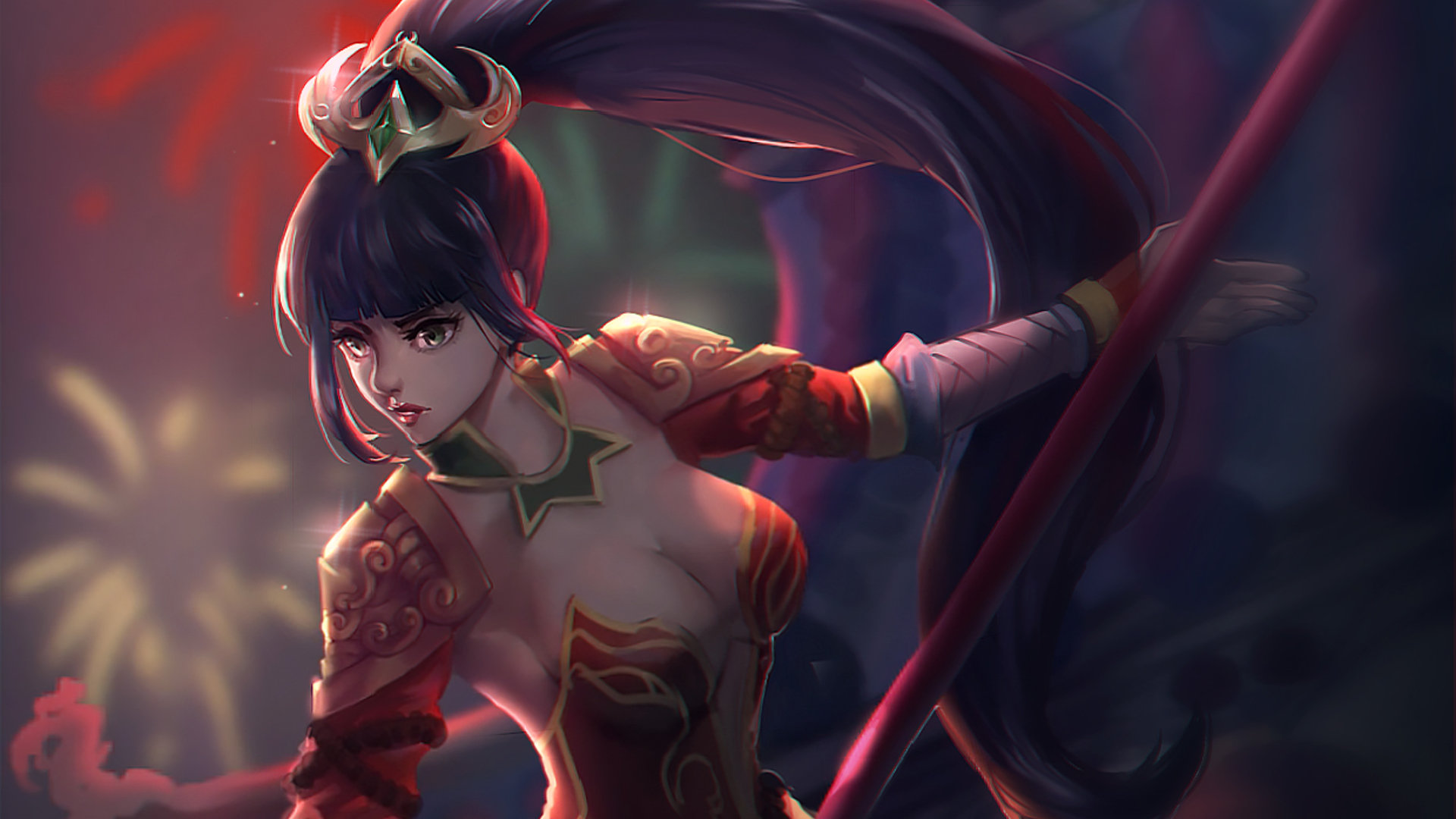 Free download Nidalee (League Of Legends) wallpaper ID:173034 1080p for PC