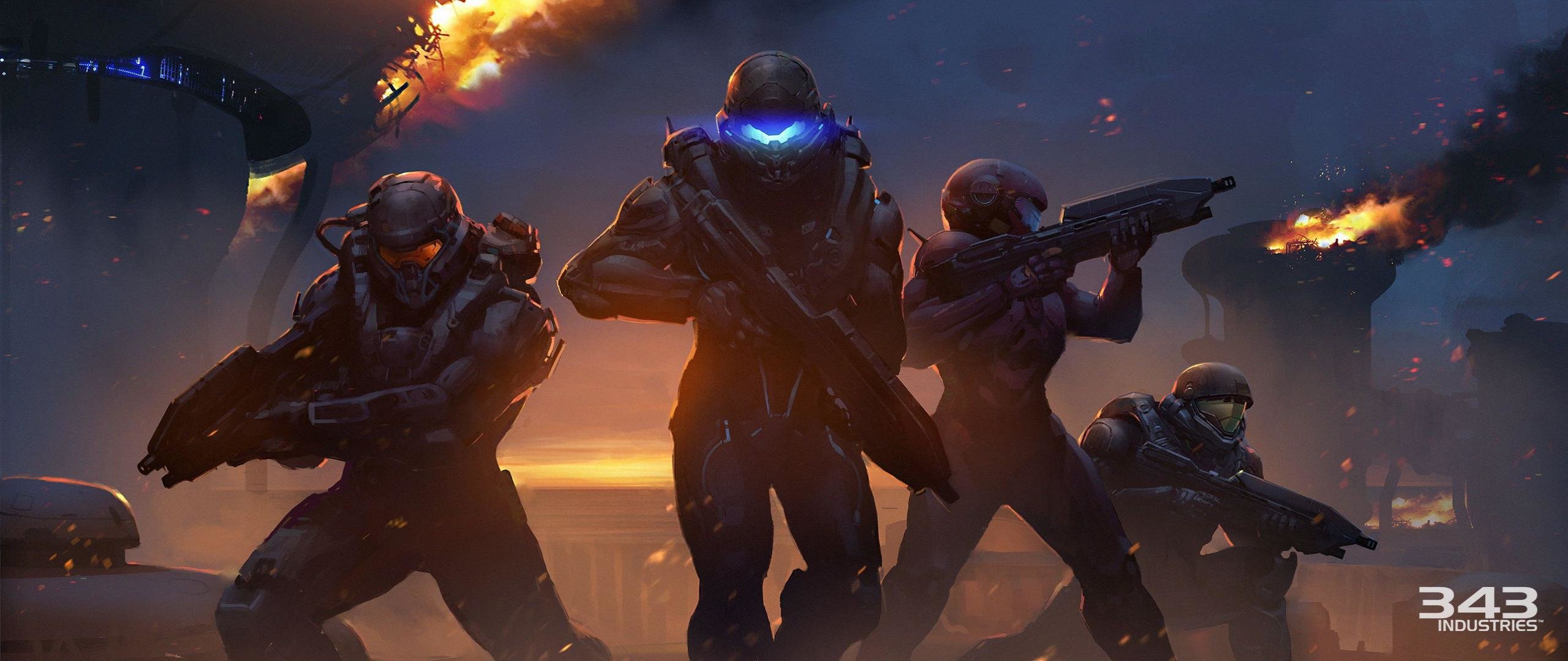 Free download Halo 5: Guardians wallpaper ID:116970 hd 2560x1080 for desktop
