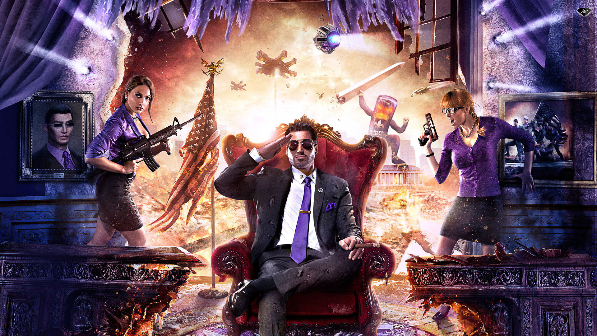 Free download Saints Row 4 (IV) background ID:238049 hd 1080p for computer