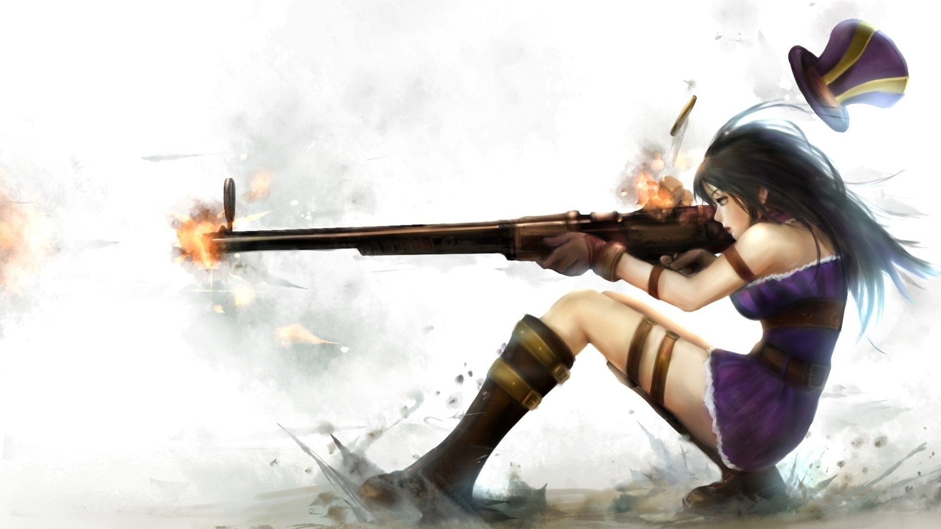 High resolution Caitlyn (League Of Legends) full hd 1920x1080 background ID:171191 for desktop