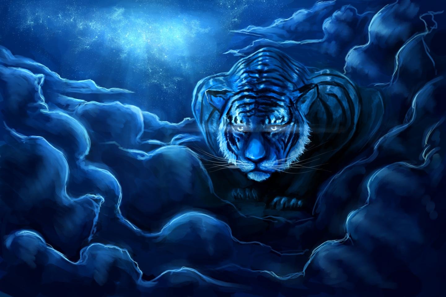 Best Tiger Fantasy wallpaper ID:259302 for High Resolution hd 1440x960 computer