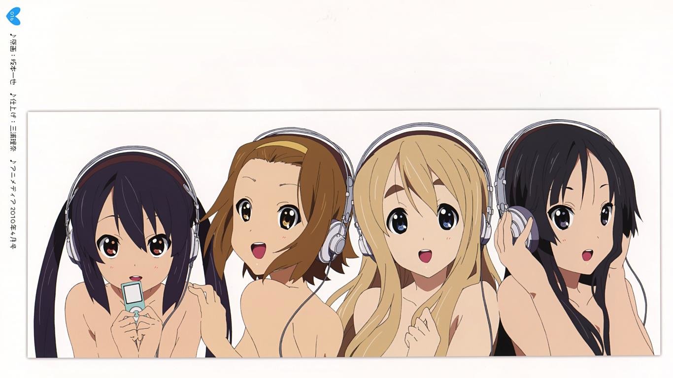 Free download K-ON! background ID:213075 1366x768 laptop for PC