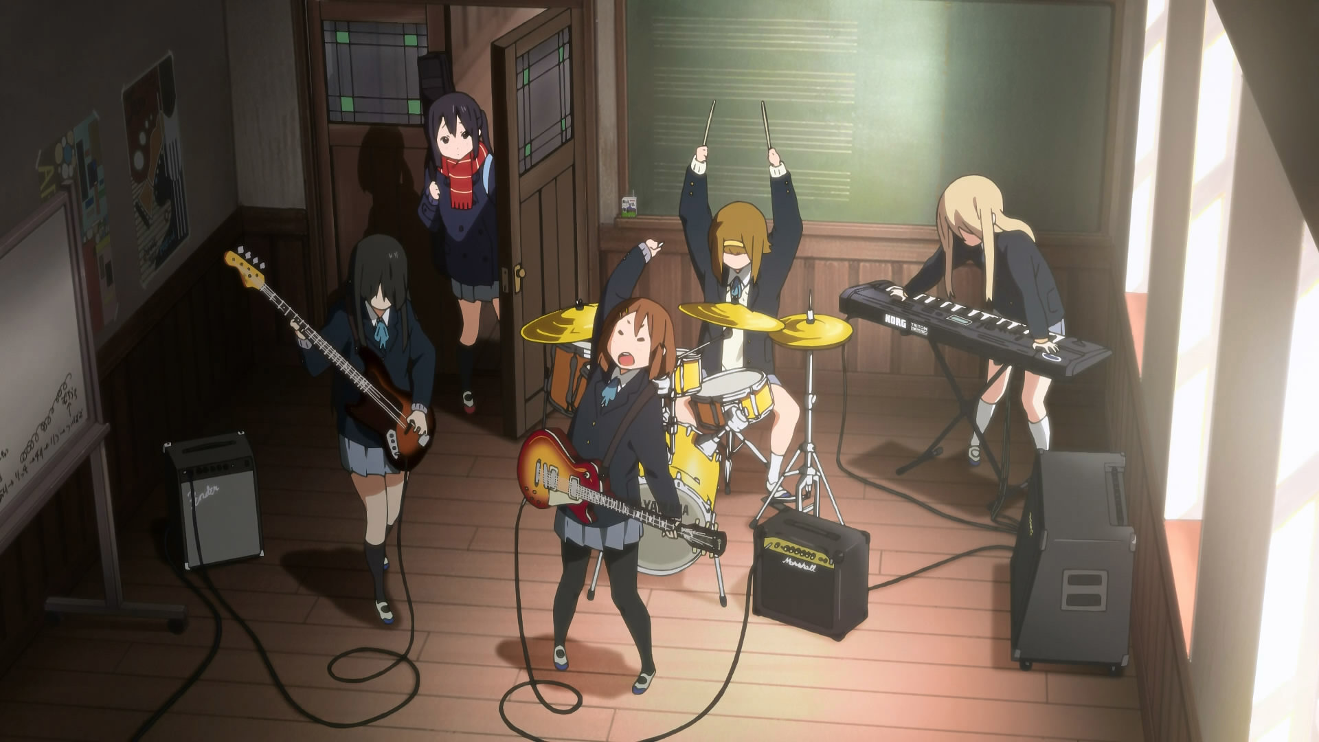 High resolution K-ON! hd 1080p background ID:213019 for PC