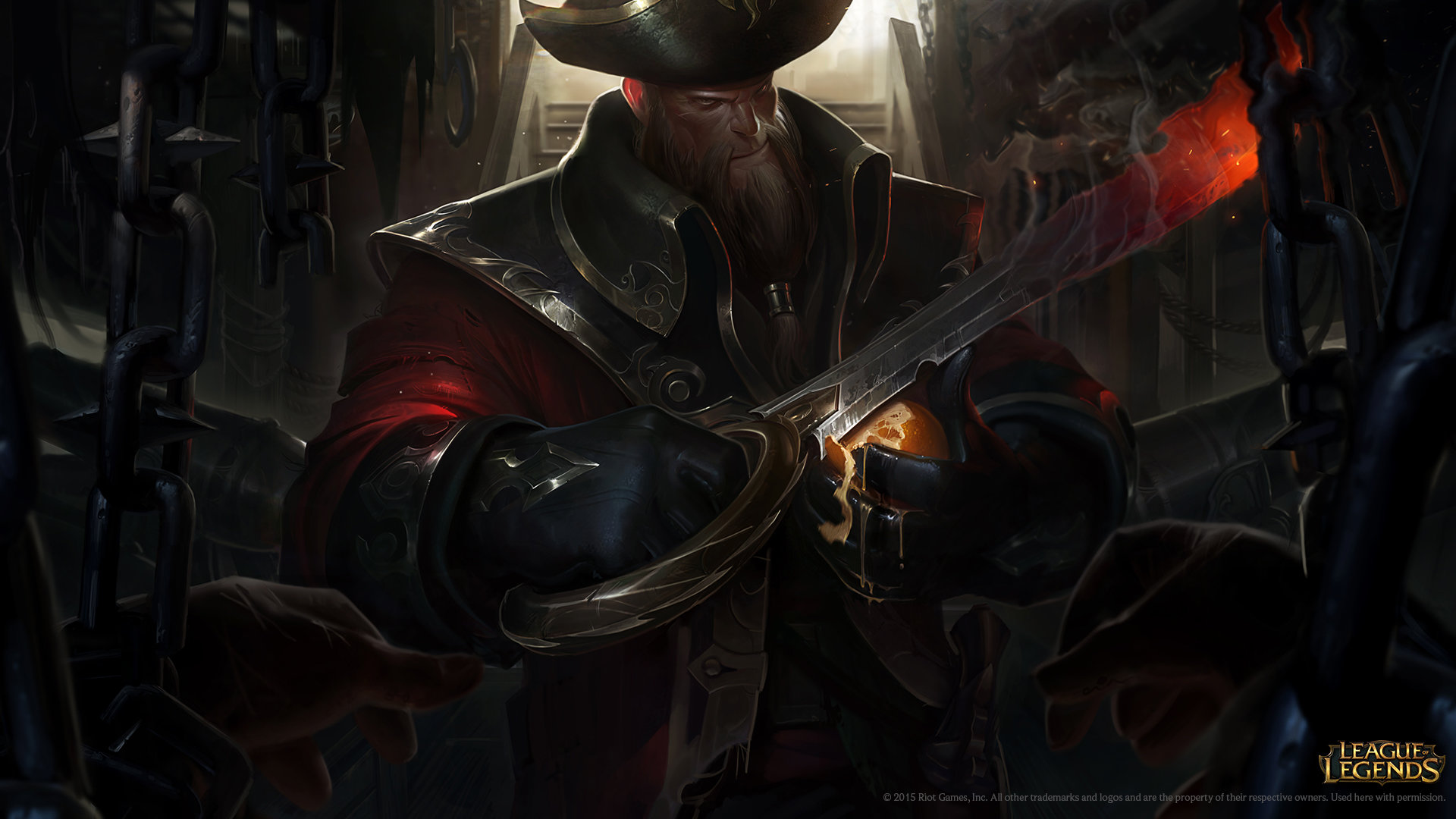 High resolution Gangplank (League Of Legends) hd 1920x1080 background ID:171683 for computer
