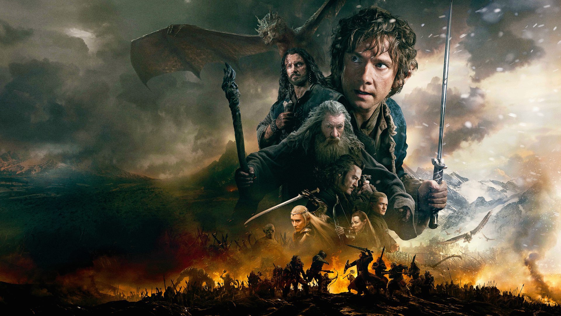 Download full hd 1920x1080 The Hobbit: The Battle Of The Five Armies desktop background ID:100635 for free