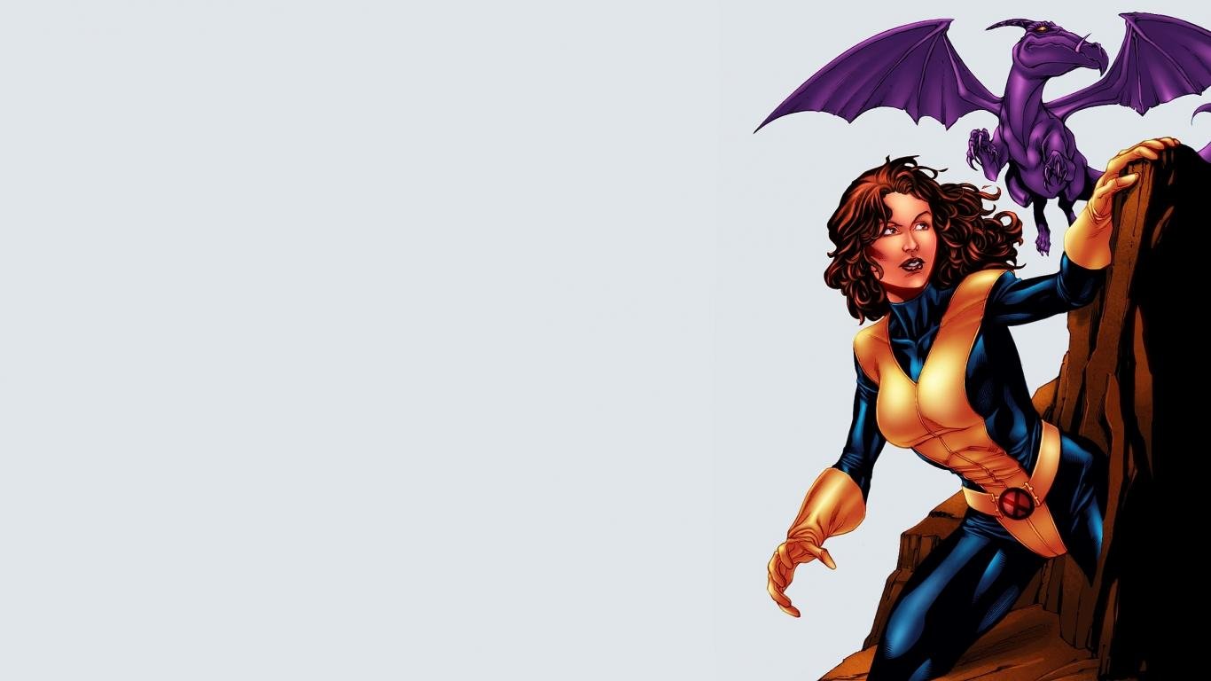 Download 1366x768 laptop Kitty Pryde PC wallpaper ID:110954 for free