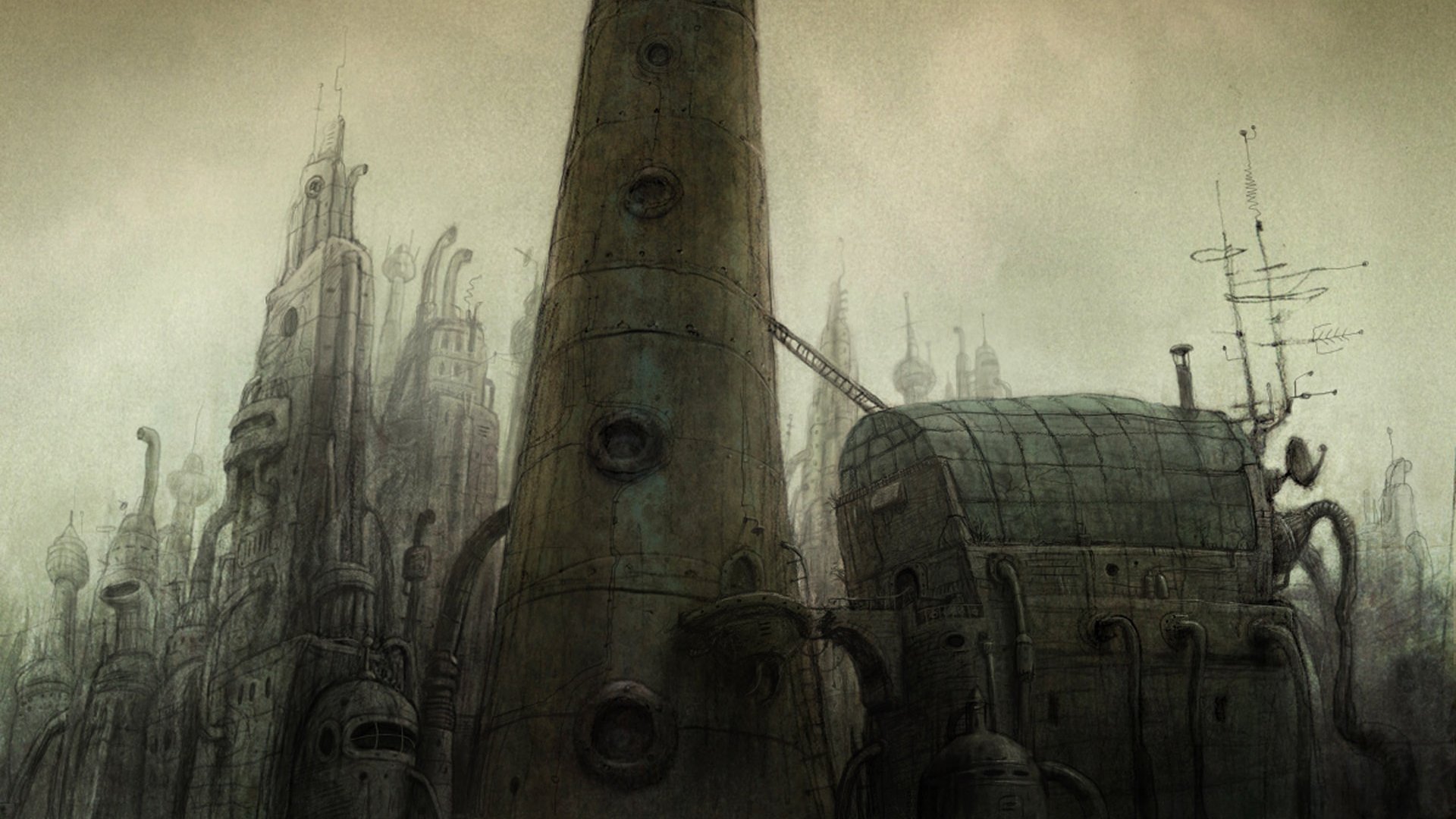 Free Machinarium high quality background ID:374025 for full hd 1080p computer