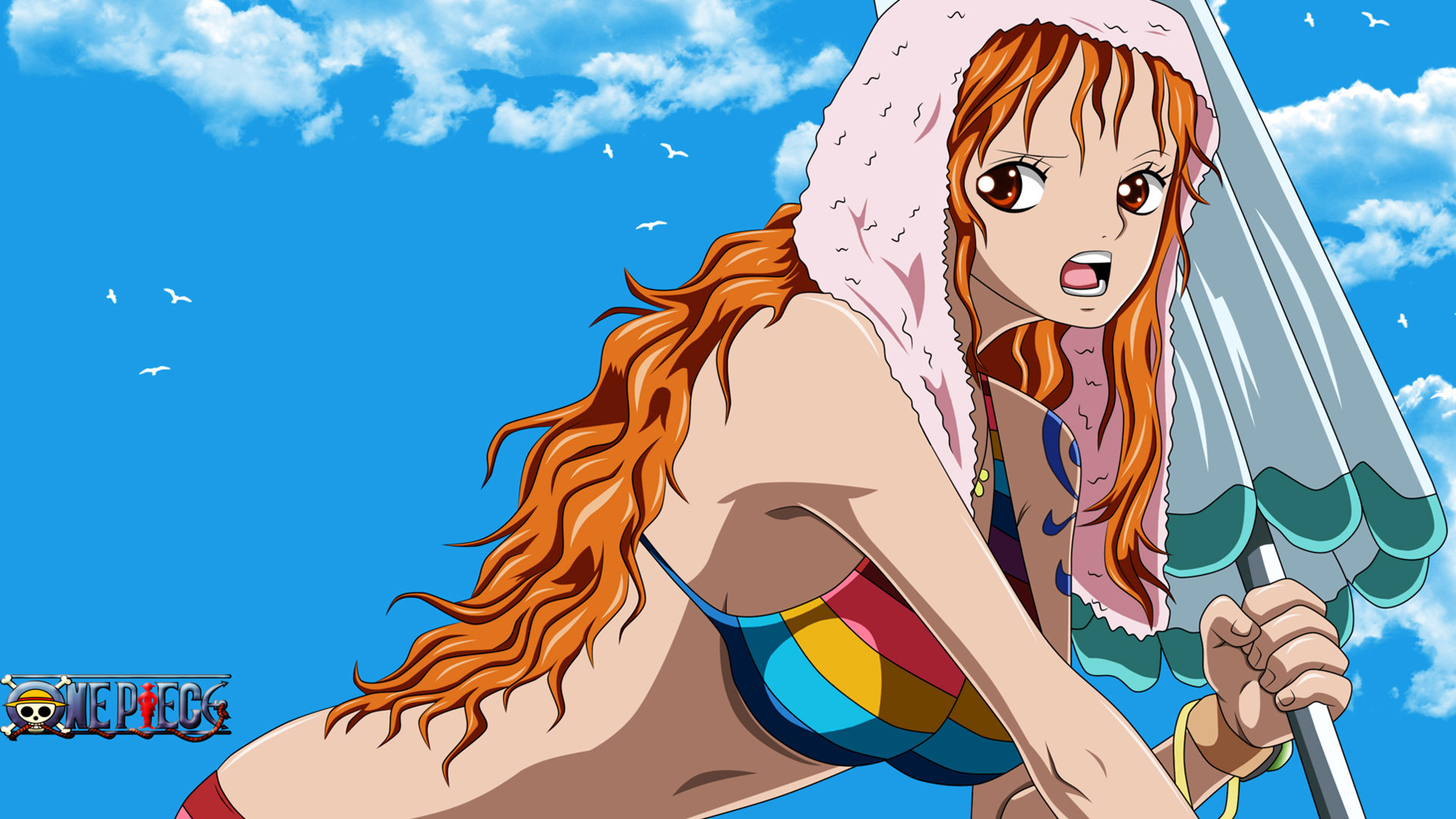High resolution Nami (One Piece) full hd 1920x1080 background ID:314128 for PC