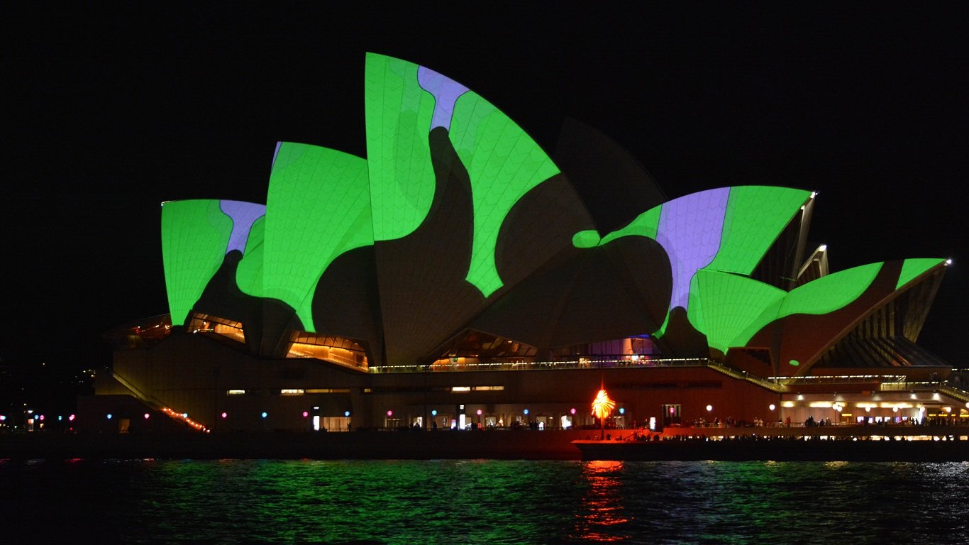 Free Sydney Opera House high quality wallpaper ID:478732 for hd 1366x768 PC
