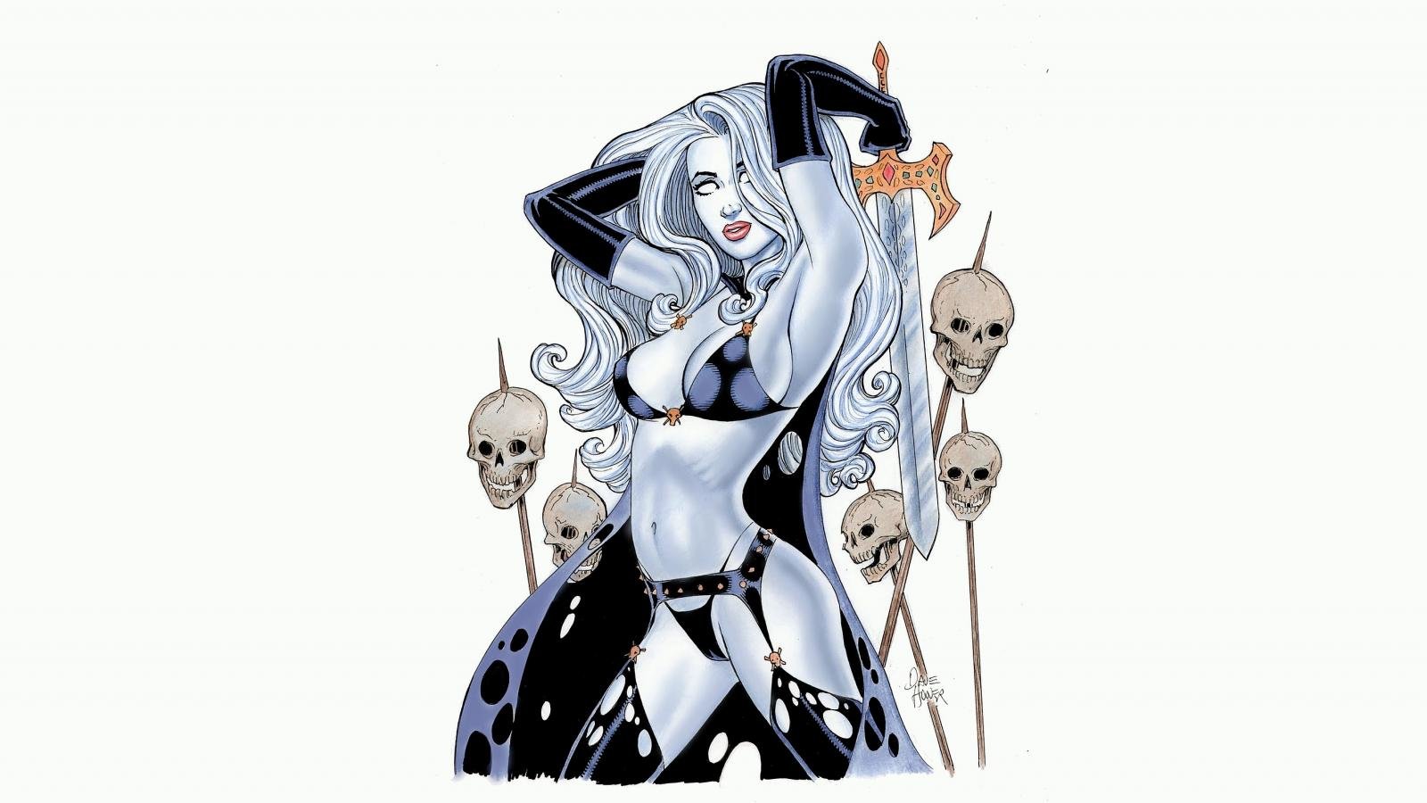 Awesome Lady Death free wallpaper ID:156123 for hd 1600x900 desktop