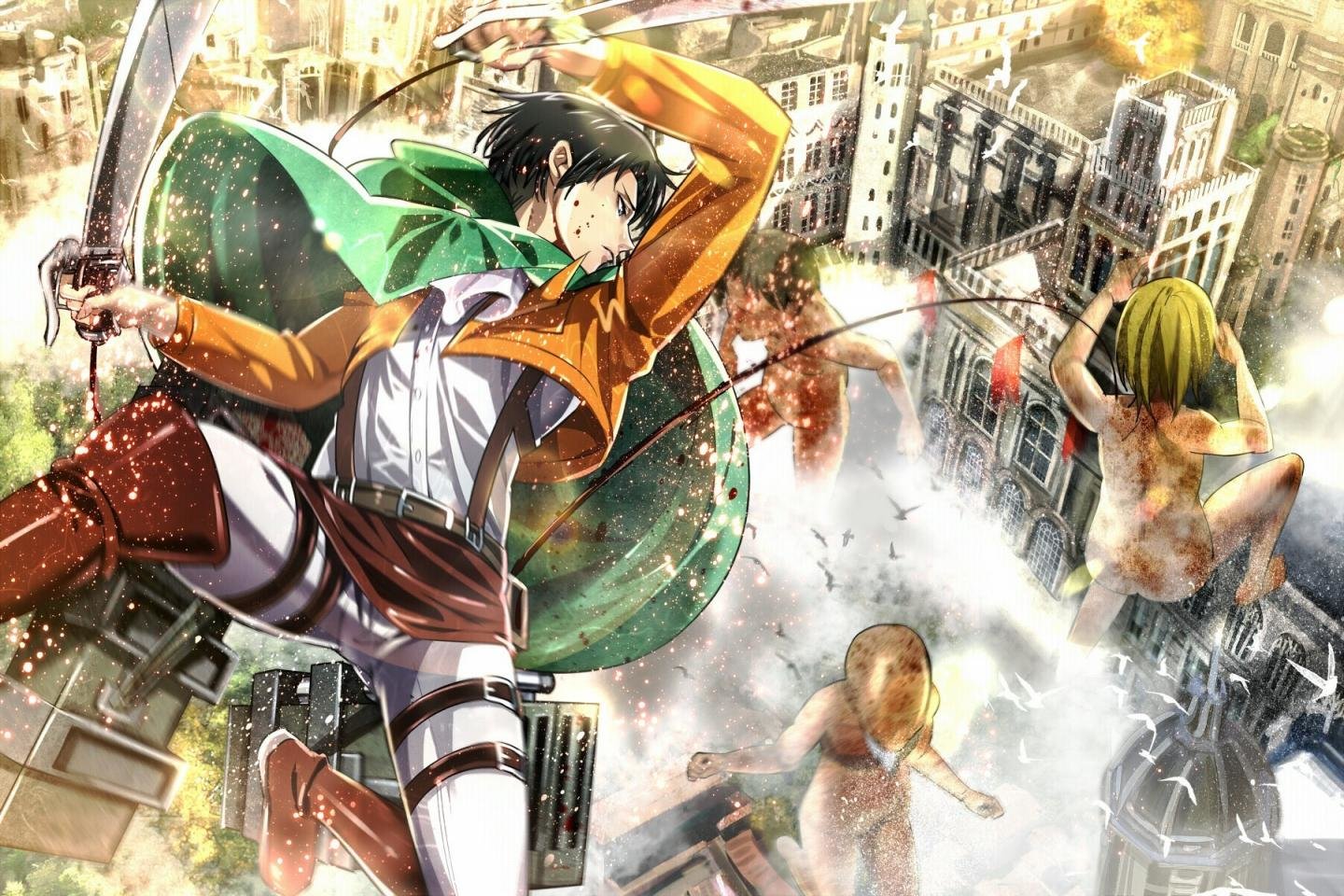 Free download Levi Ackerman background ID:206190 hd 1440x960 for PC