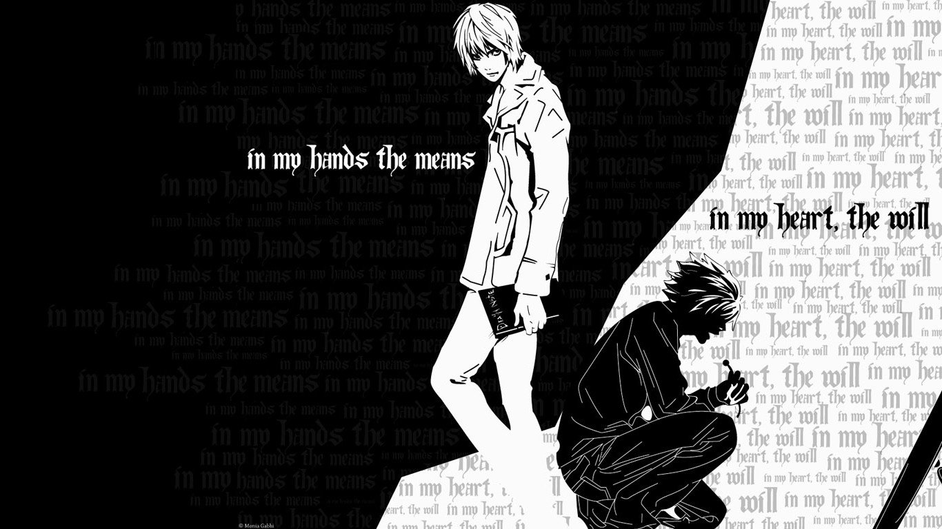 High resolution Death Note 1366x768 laptop background ID:402558 for computer