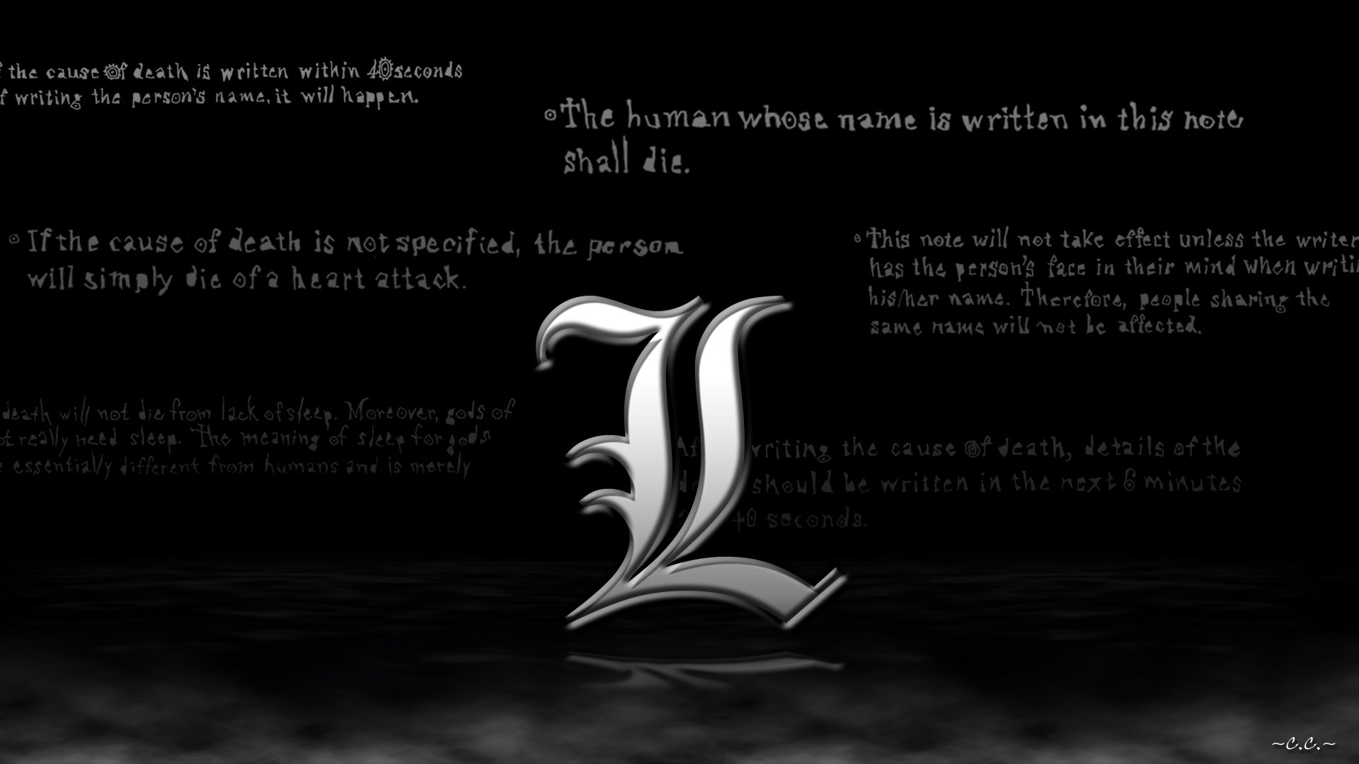 Best Death Note background ID:402666 for High Resolution full hd 1920x1080 desktop