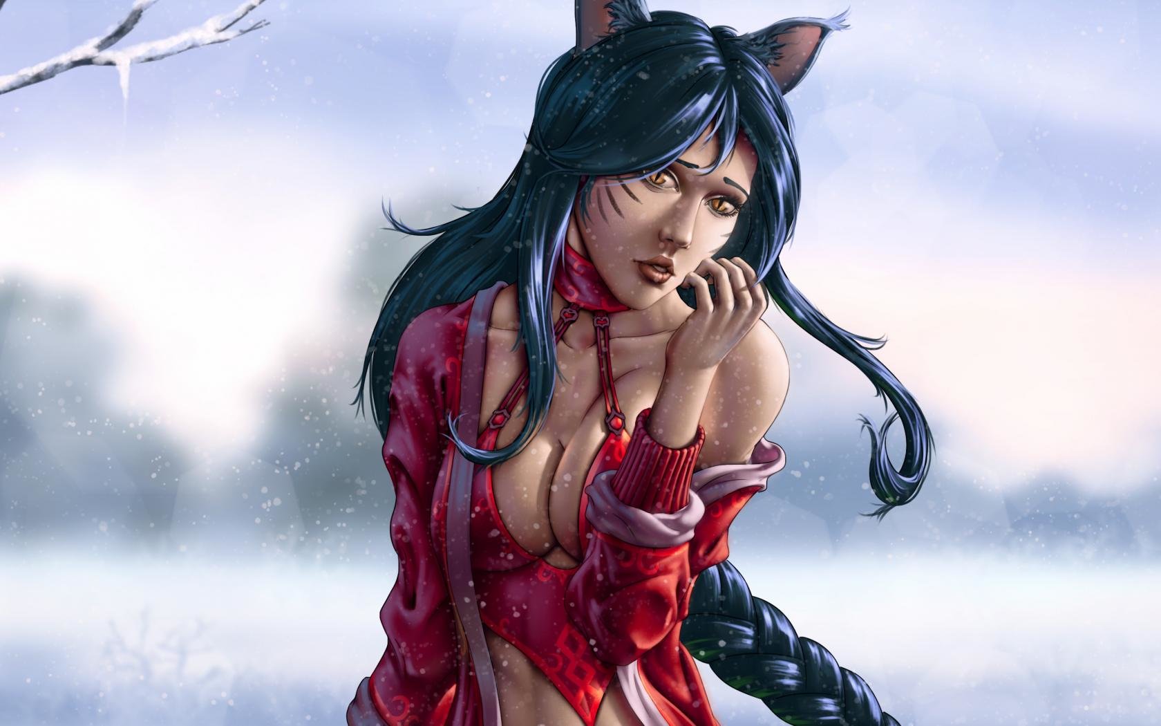 Download hd 1680x1050 Ahri (League Of Legends) PC wallpaper ID:173550 for free