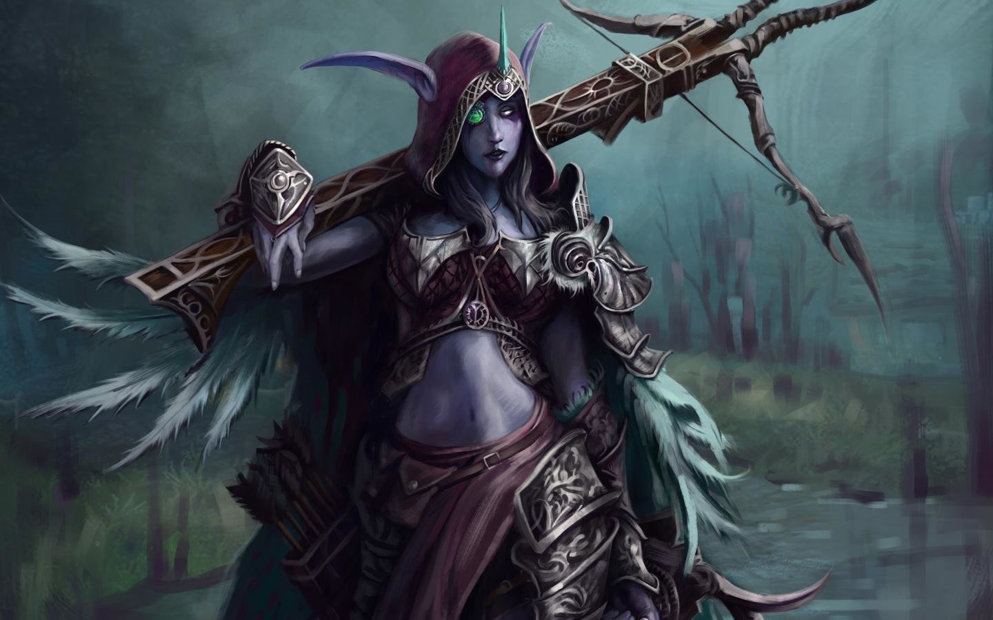 Download hd 1440x900 Sylvanas Windrunner PC background ID:244953 for free