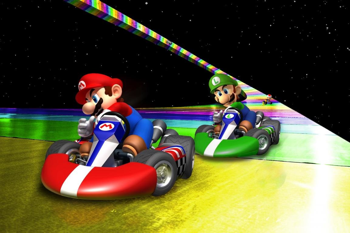 Awesome Mario Kart free wallpaper ID:447072 for hd 1152x768 PC