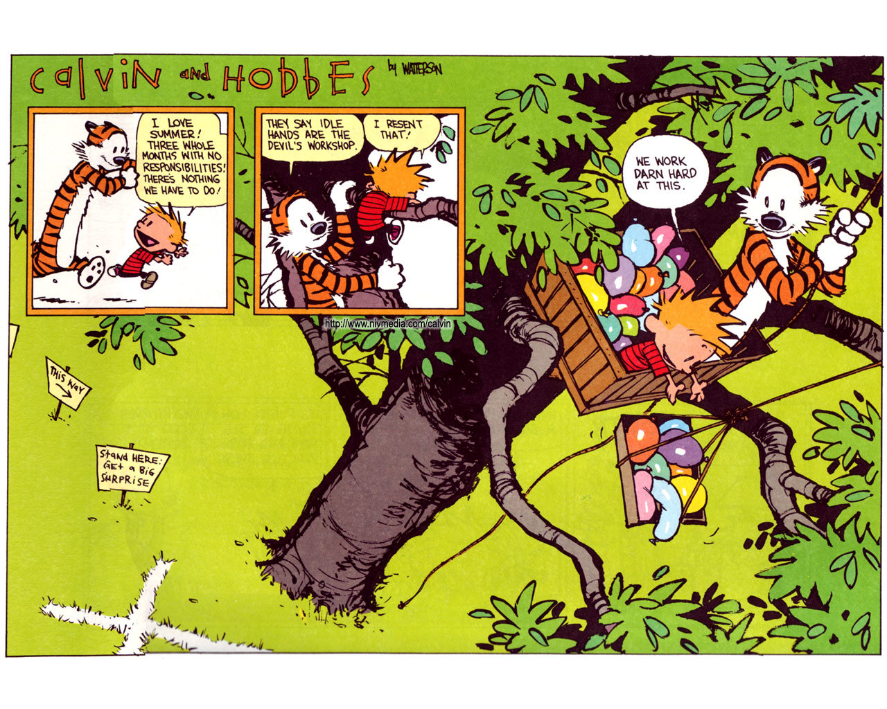 Free Calvin and Hobbes high quality wallpaper ID:211320 for hd 1280x1024 desktop