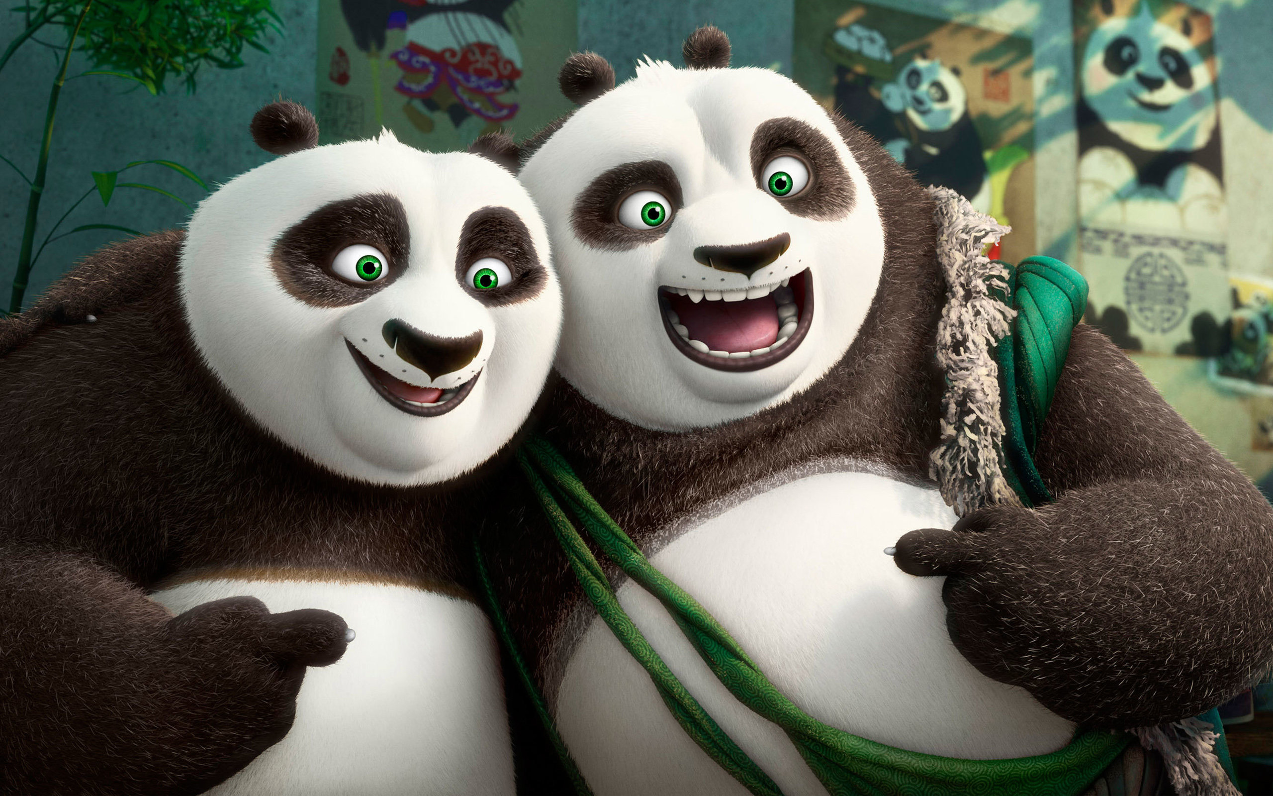 Download hd 2560x1600 Kung Fu Panda 3 PC background ID:209026 for free