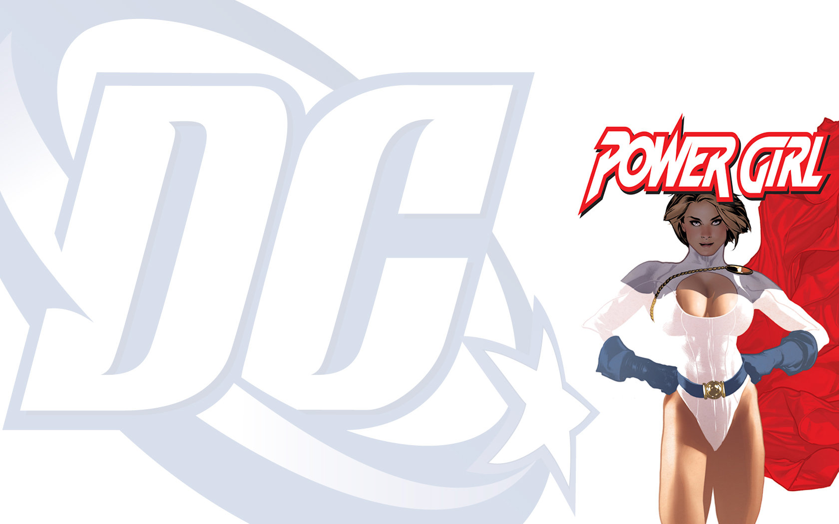 Download hd 1680x1050 Power Girl computer wallpaper ID:238404 for free