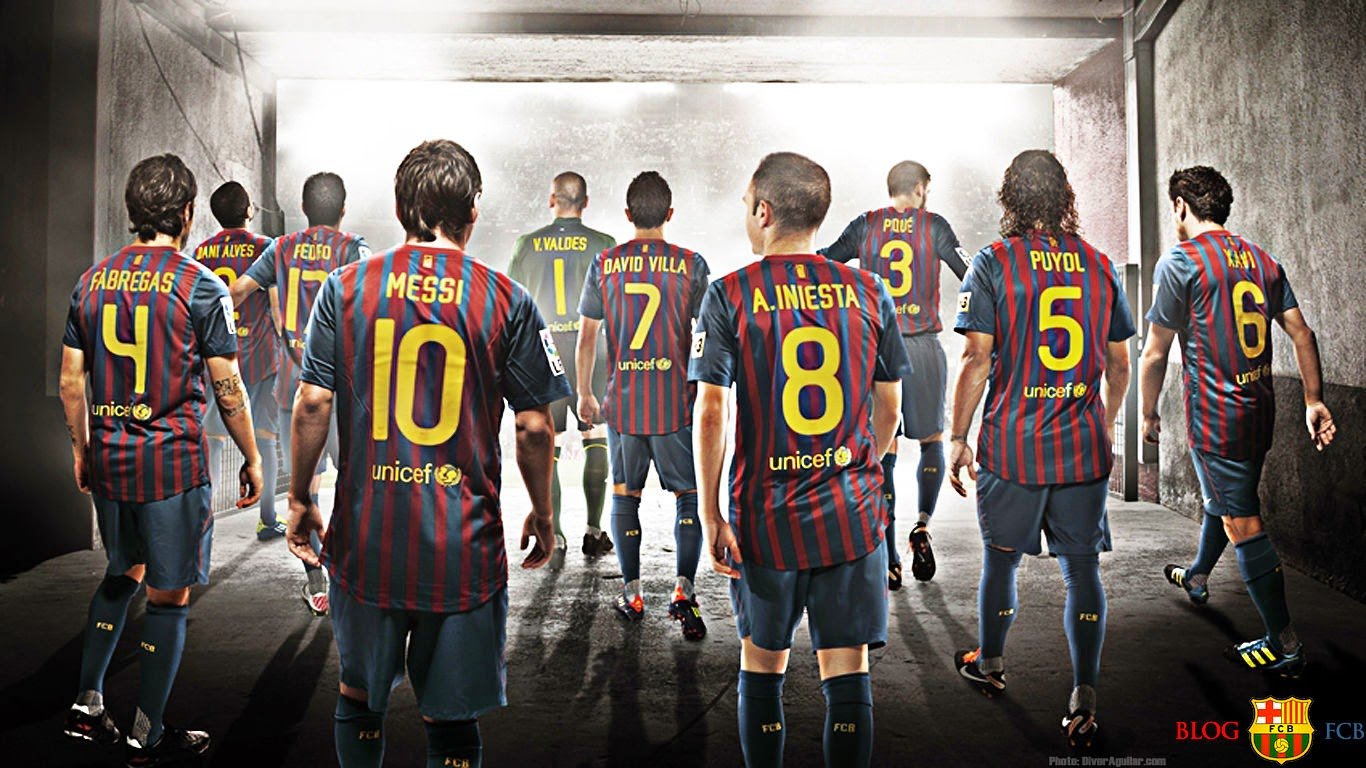 Free download FC Barcelona background ID:137869 1366x768 laptop for computer