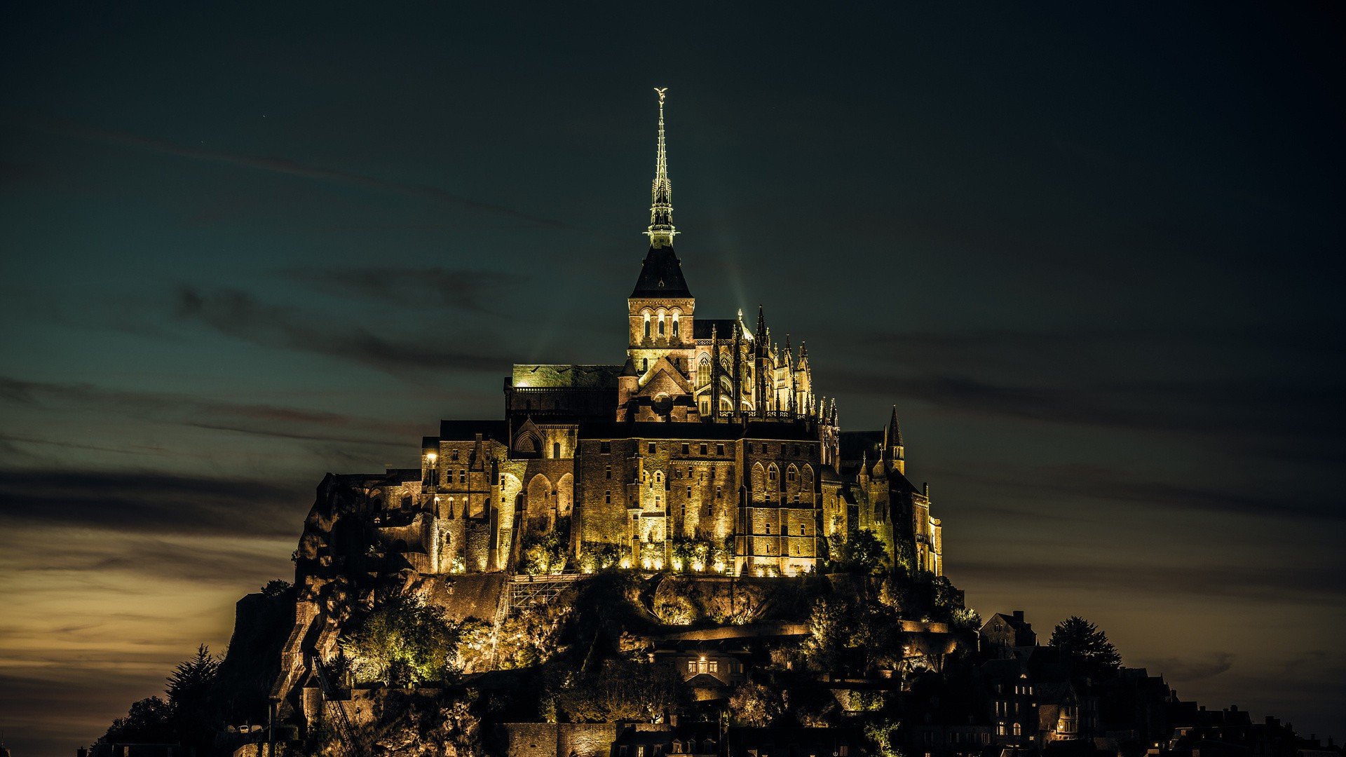 Free download Mont Saint-Michel background ID:483725 1080p for computer