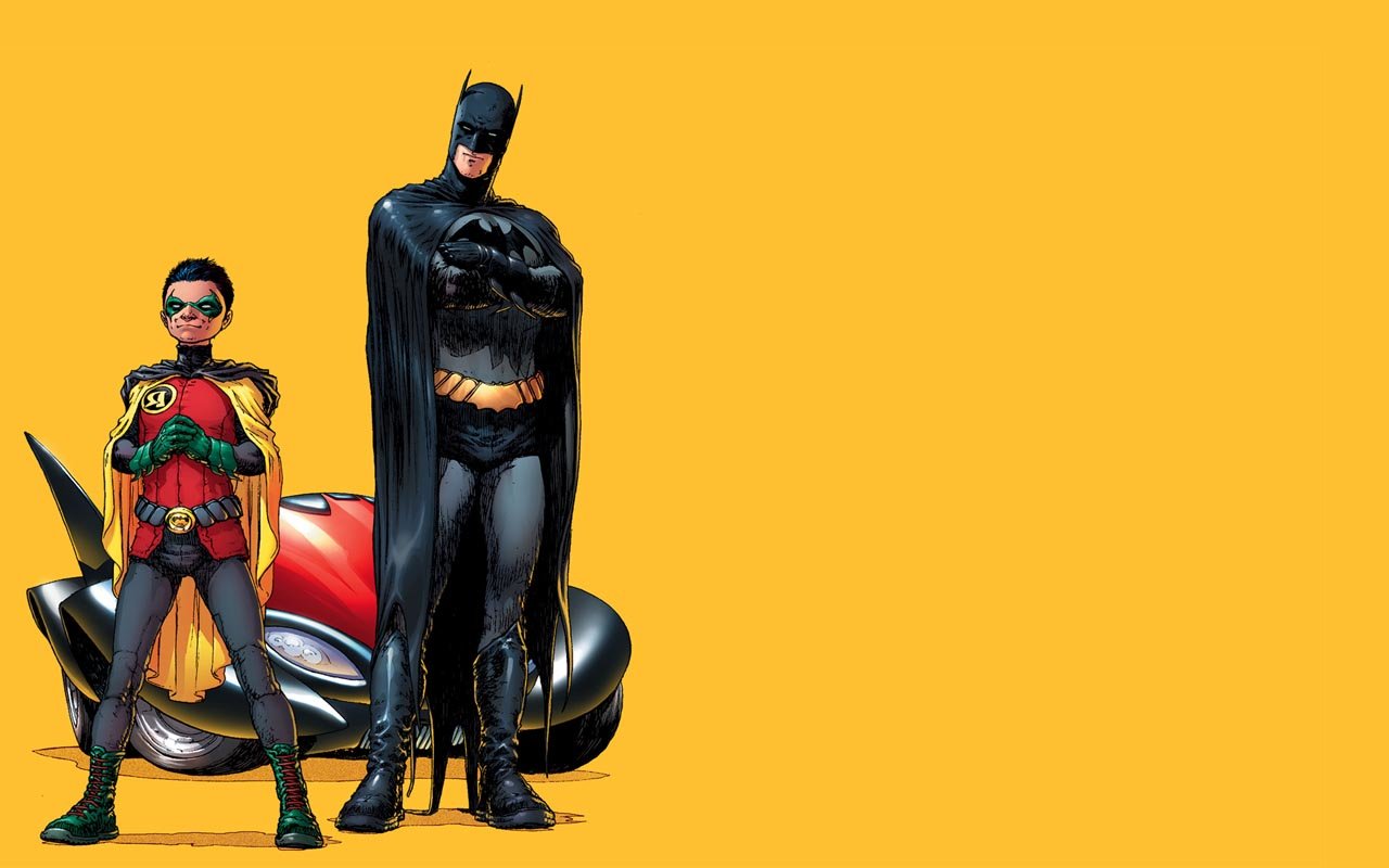 High resolution Batman and Robin hd 1280x800 wallpaper ID:146414 for PC