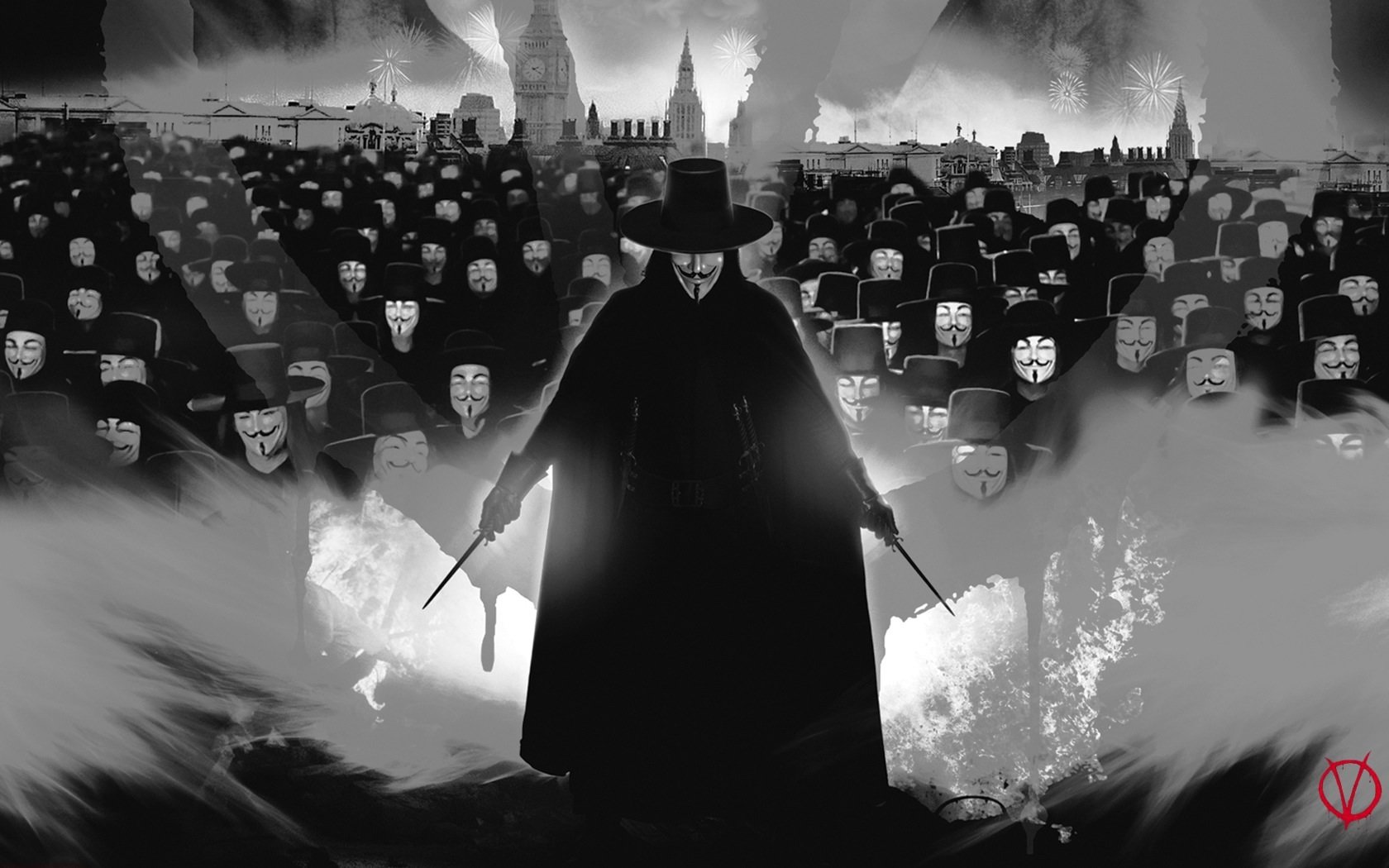 Best V For Vendetta background ID:92163 for High Resolution hd 1680x1050 PC