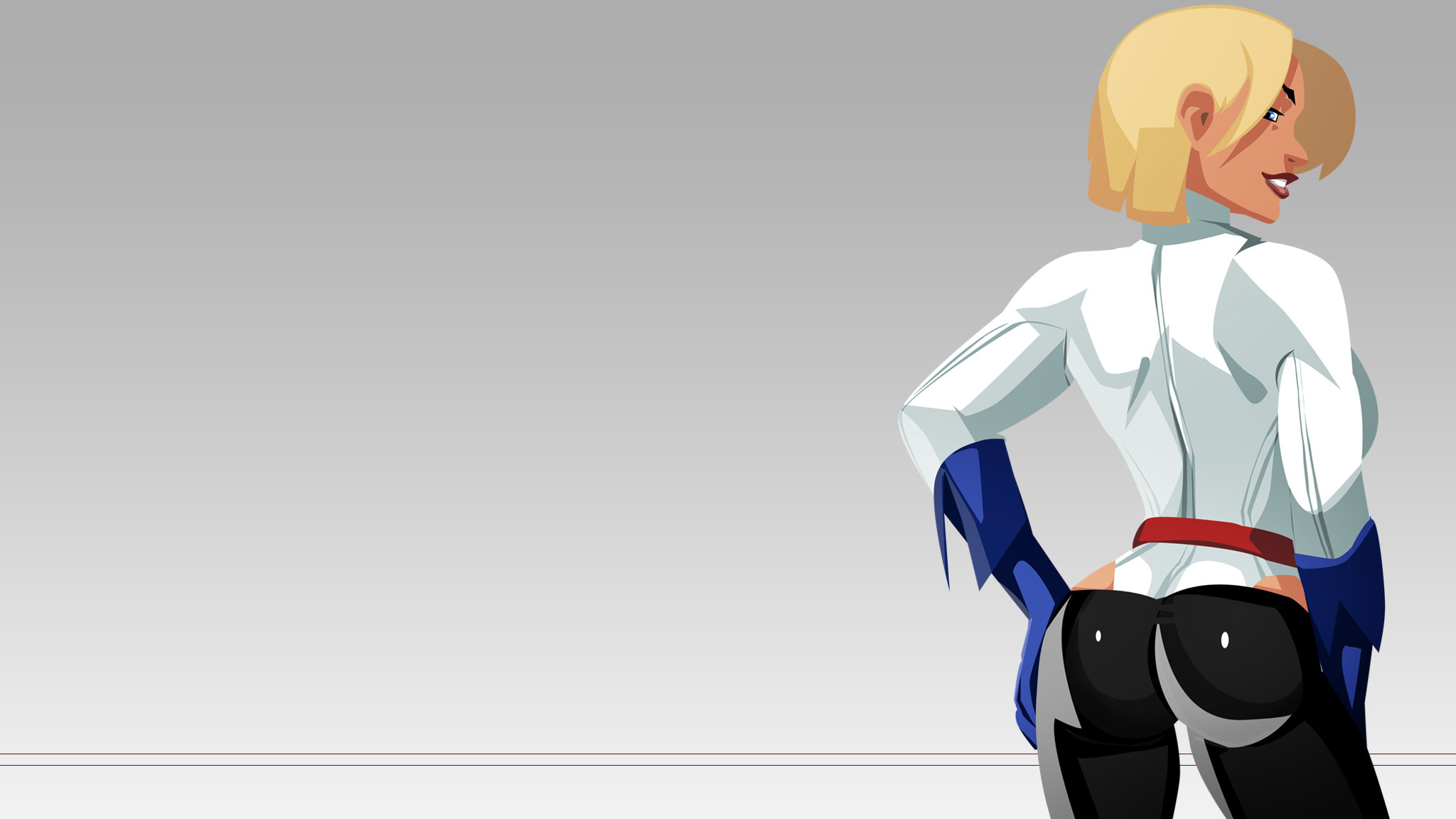 Awesome Power Girl free wallpaper ID:238388 for hd 2048x1152 desktop