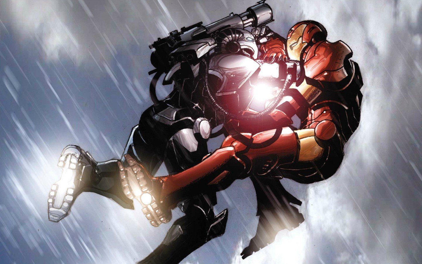 Download hd 1440x900 Iron Man comics PC background ID:322930 for free