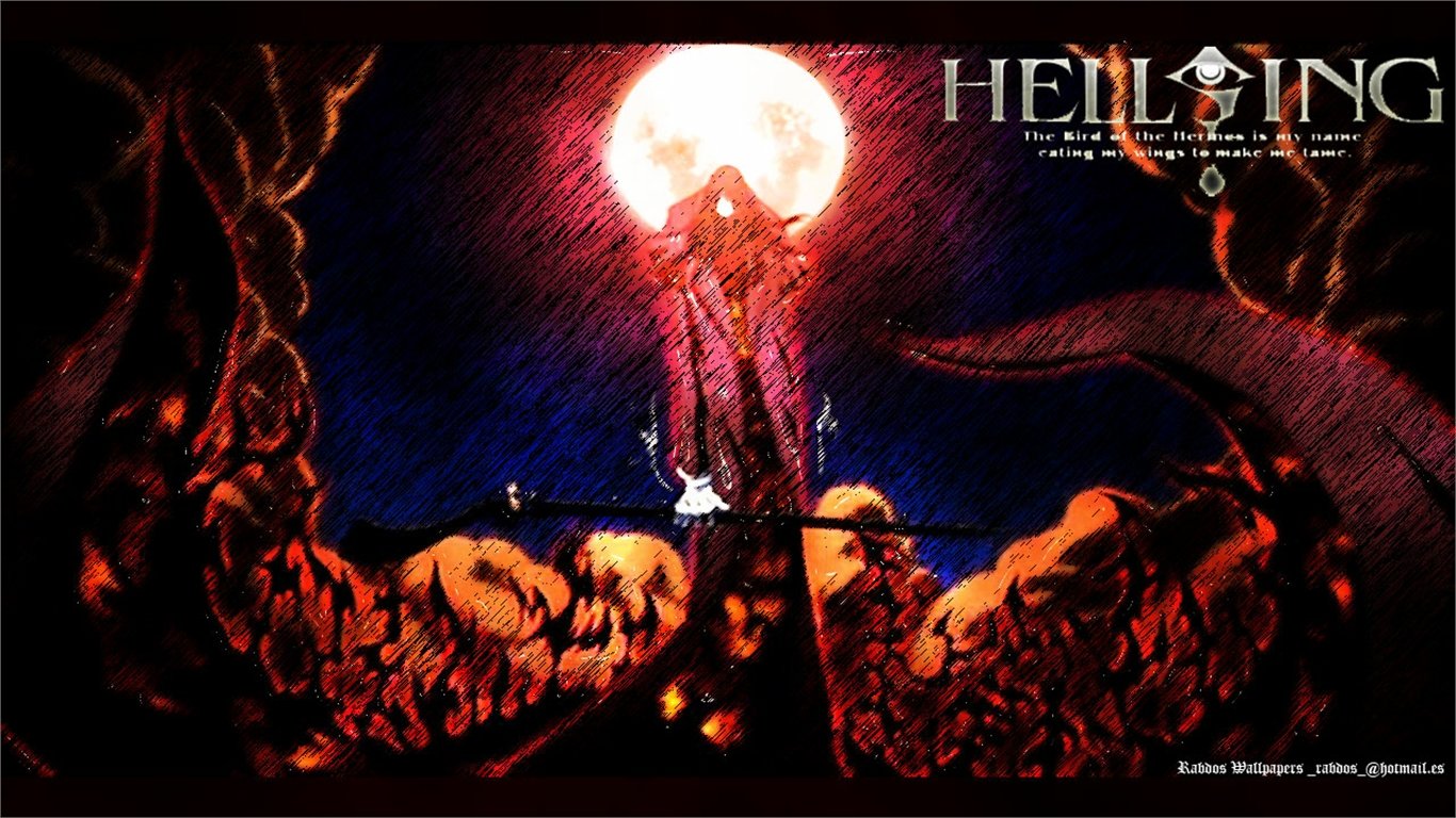 High resolution Hellsing laptop background ID:329863 for PC