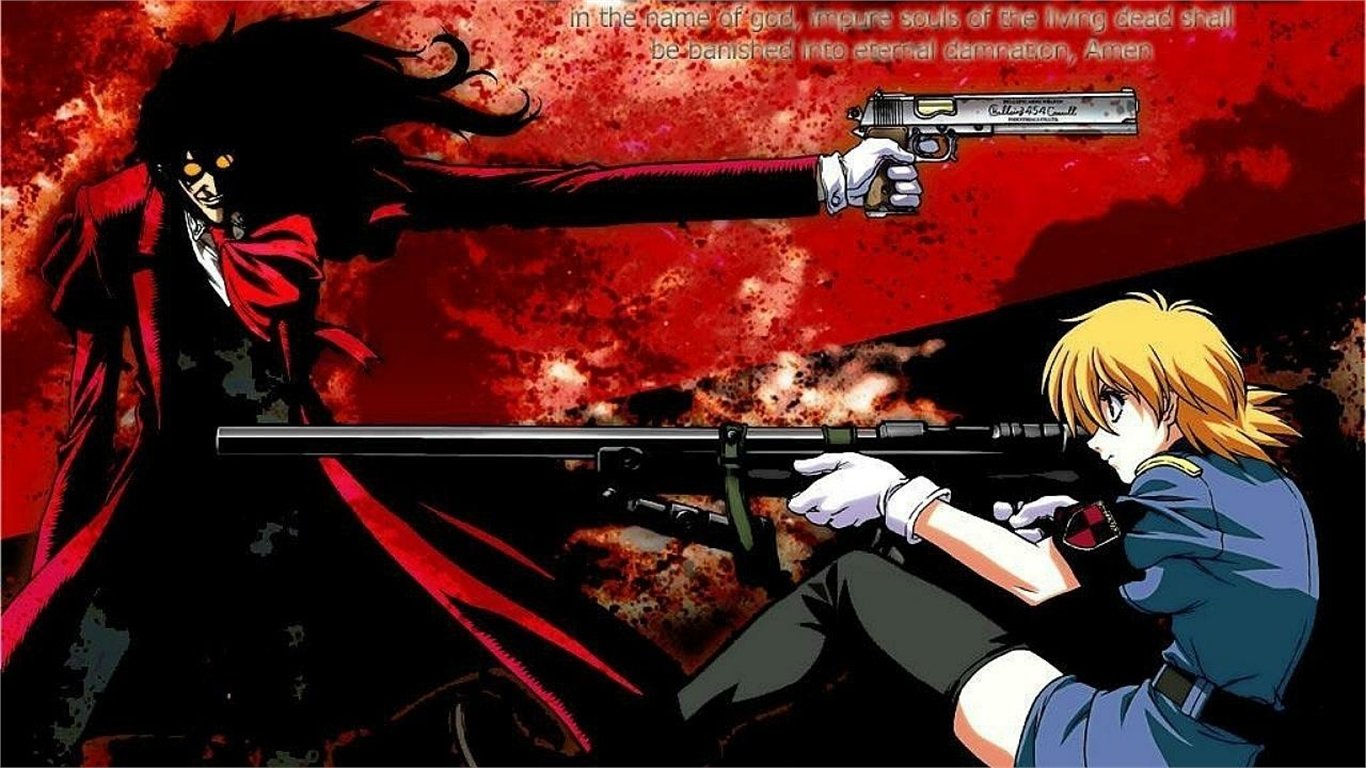 Awesome Hellsing free wallpaper ID:329862 for 1366x768 laptop PC