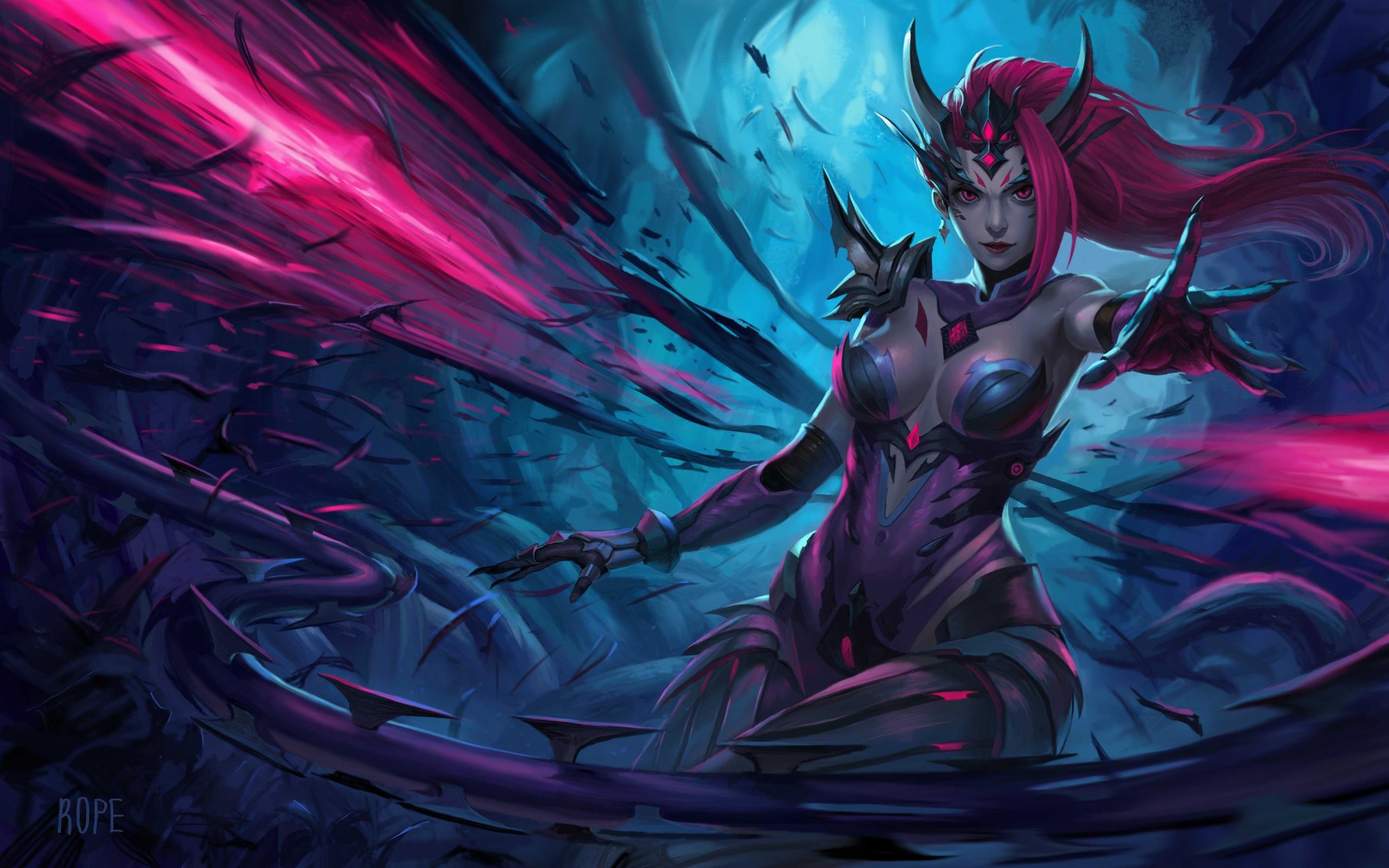 Free download Zyra (League Of Legends) wallpaper ID:173017 hd 2560x1600 for PC