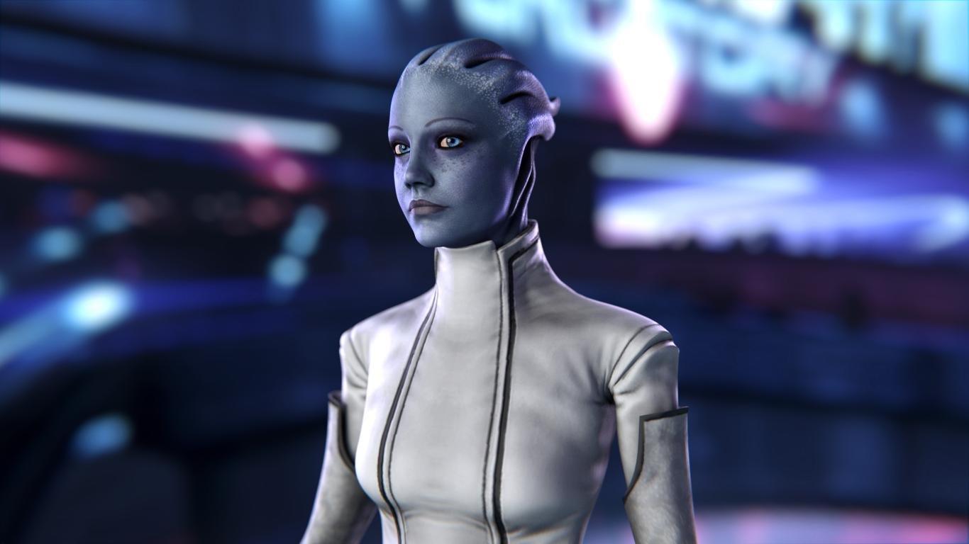 Free download Liara T'Soni background ID:458149 1366x768 laptop for PC