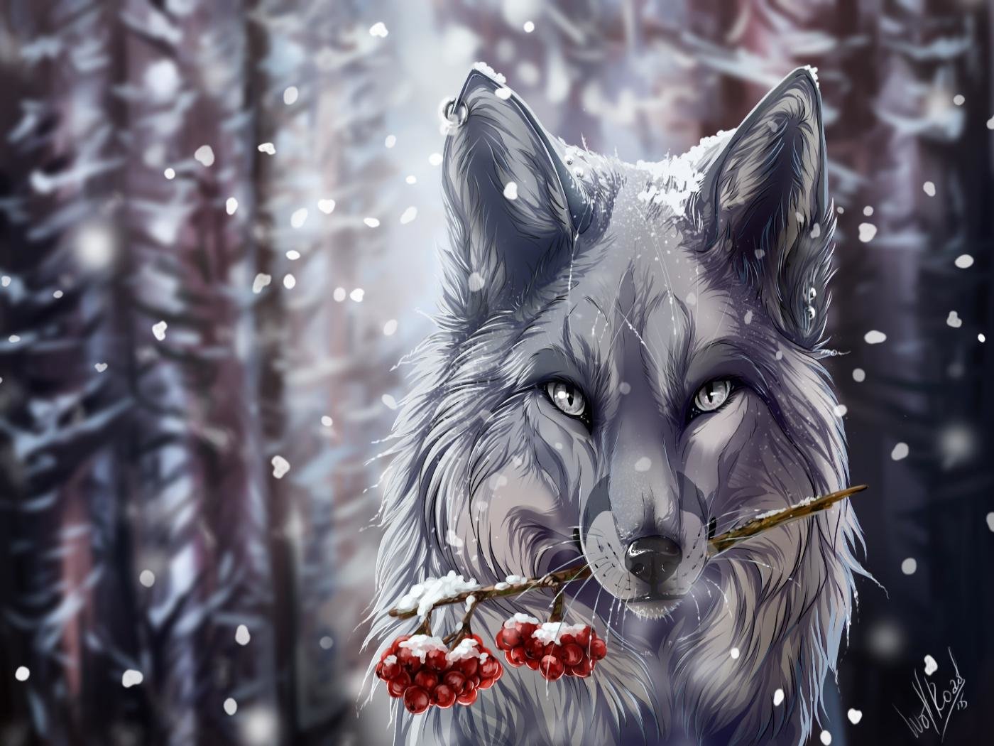 Free download Wolf Fantasy wallpaper ID:346517 hd 1400x1050 for computer