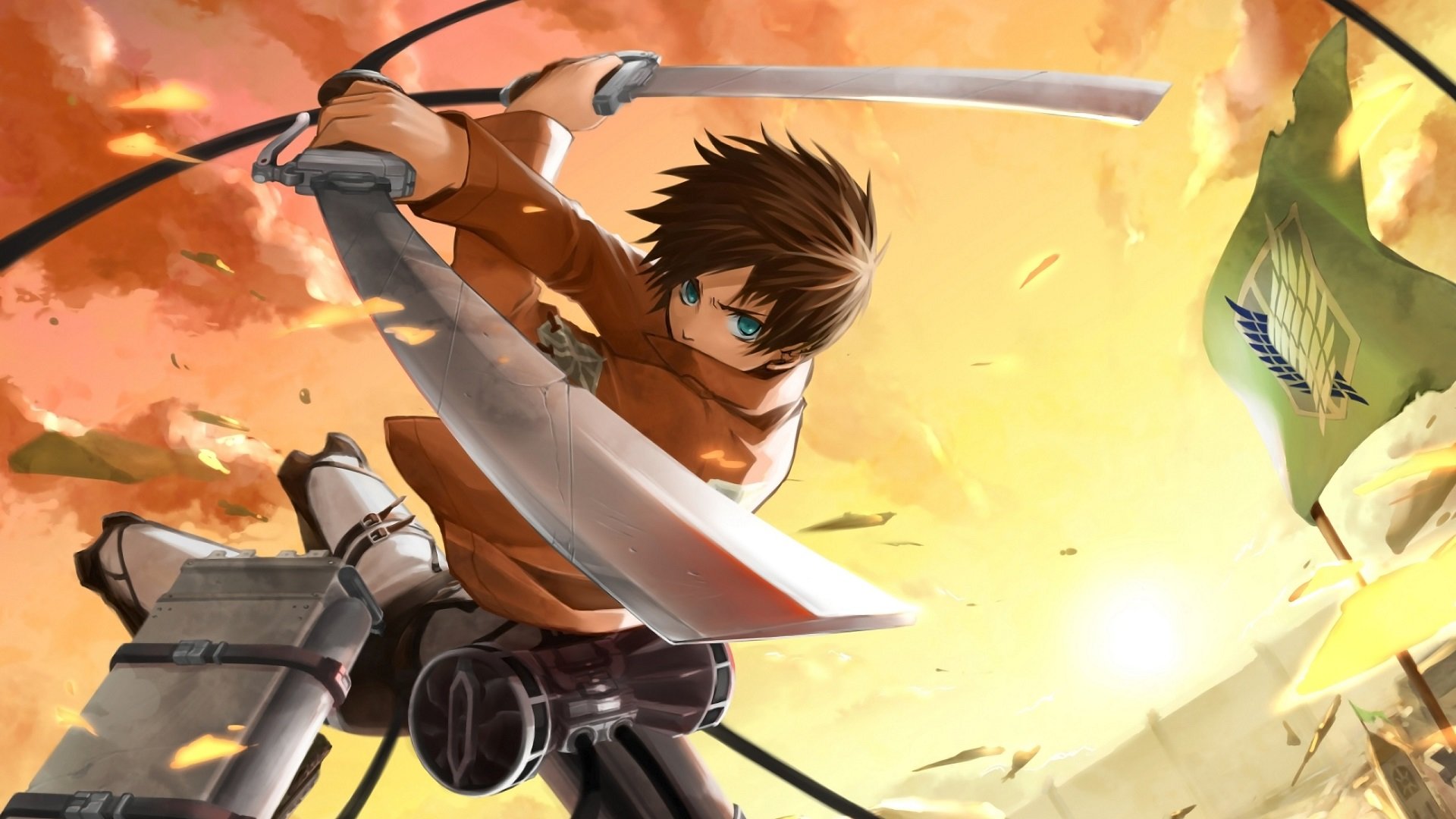 Free Eren Yeager high quality background ID:206252 for full hd 1920x1080 computer