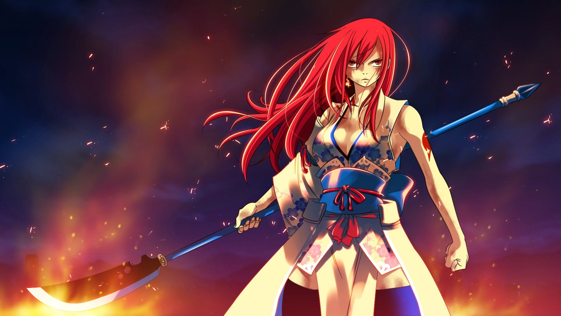 Download full hd 1080p Erza Scarlet PC background ID:40929 for free