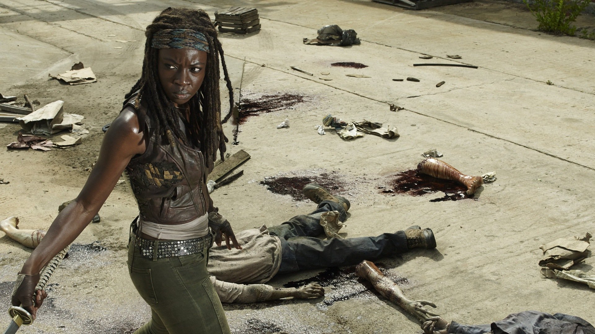 Free download Michonne (The Walking Dead) background ID:190409 1080p for computer
