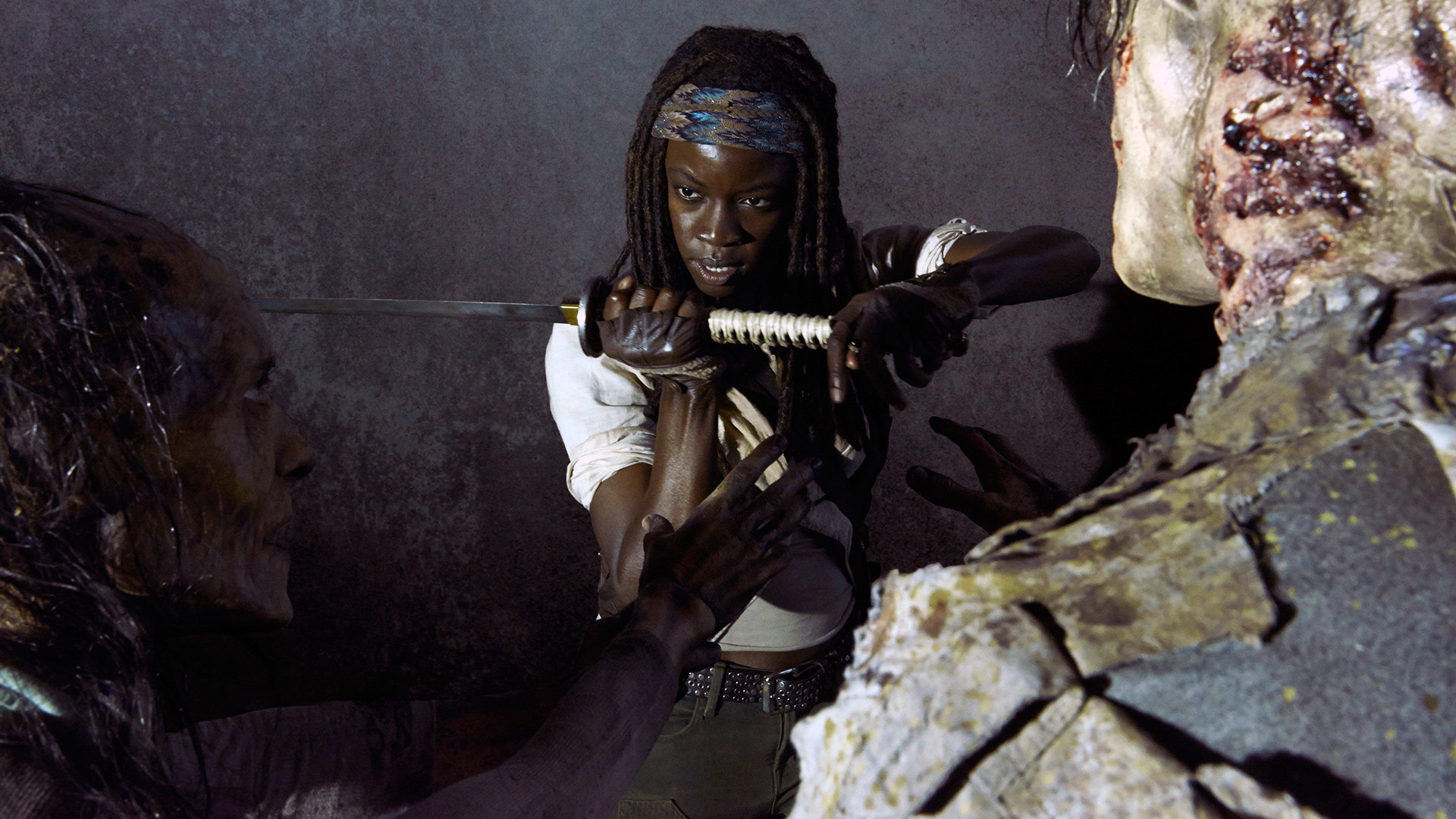 Download full hd Michonne (The Walking Dead) computer background ID:190455 for free