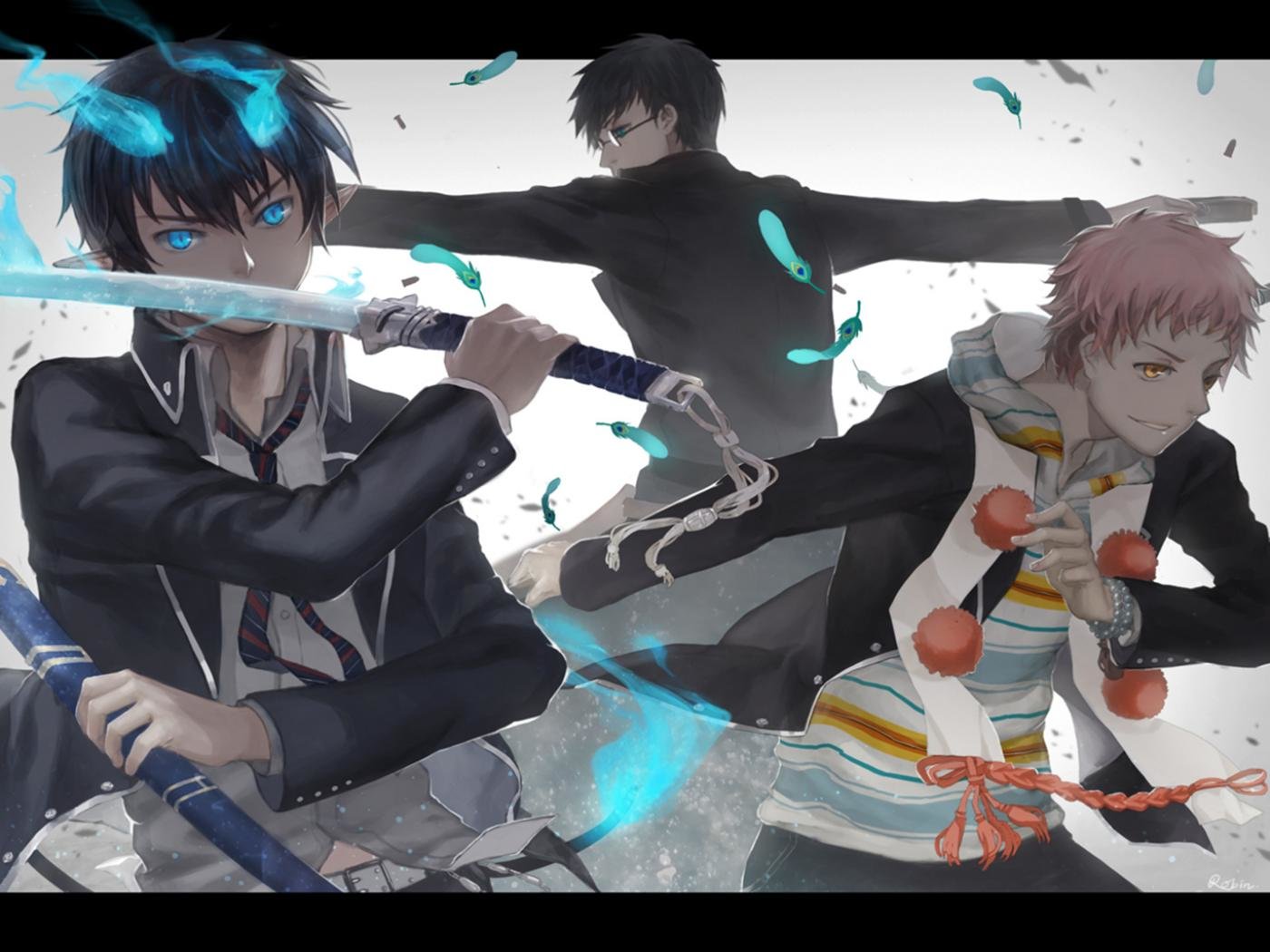 Best Blue Exorcist (Ao No) background ID:242189 for High Resolution hd 1400x1050 desktop