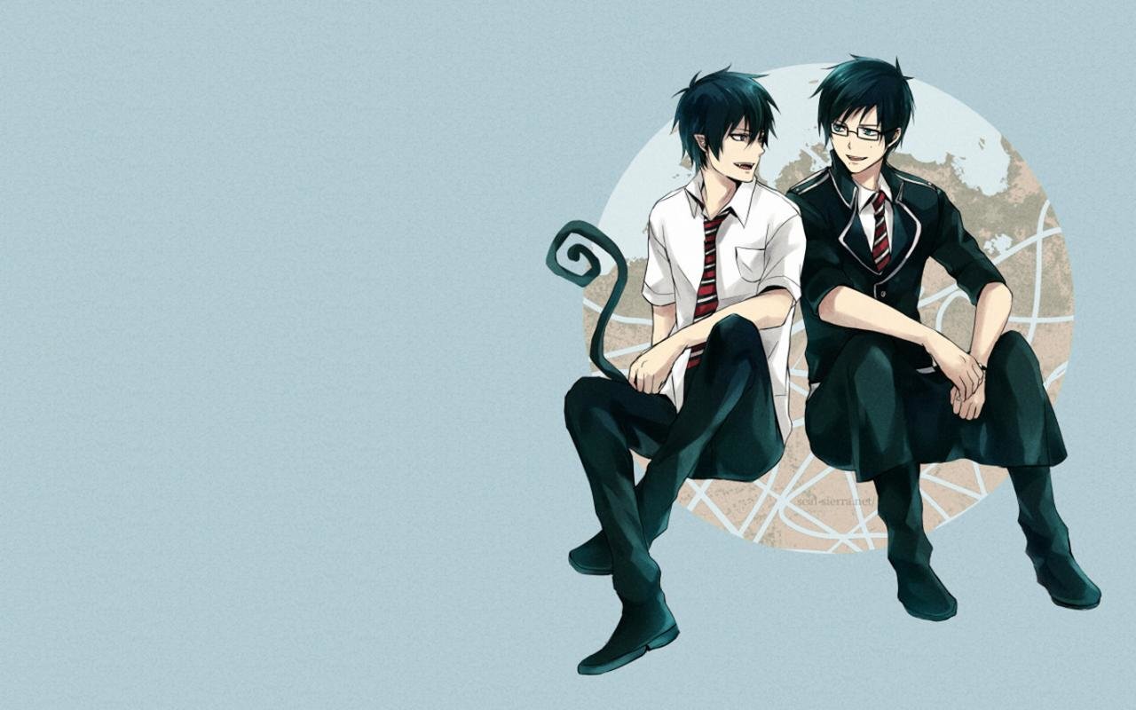 Download hd 1280x800 Blue Exorcist (Ao No) PC wallpaper ID:242132 for free