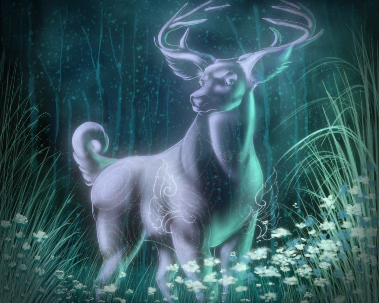 Best Deer Fantasy wallpaper ID:96886 for High Resolution hd 1280x1024 PC
