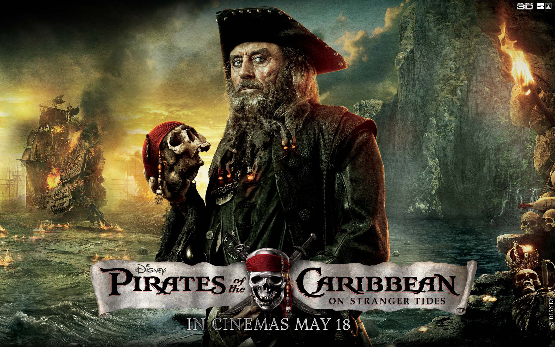 High resolution Pirates Of The Caribbean: On Stranger Tides hd 1920x1200 wallpaper ID:61879 for PC