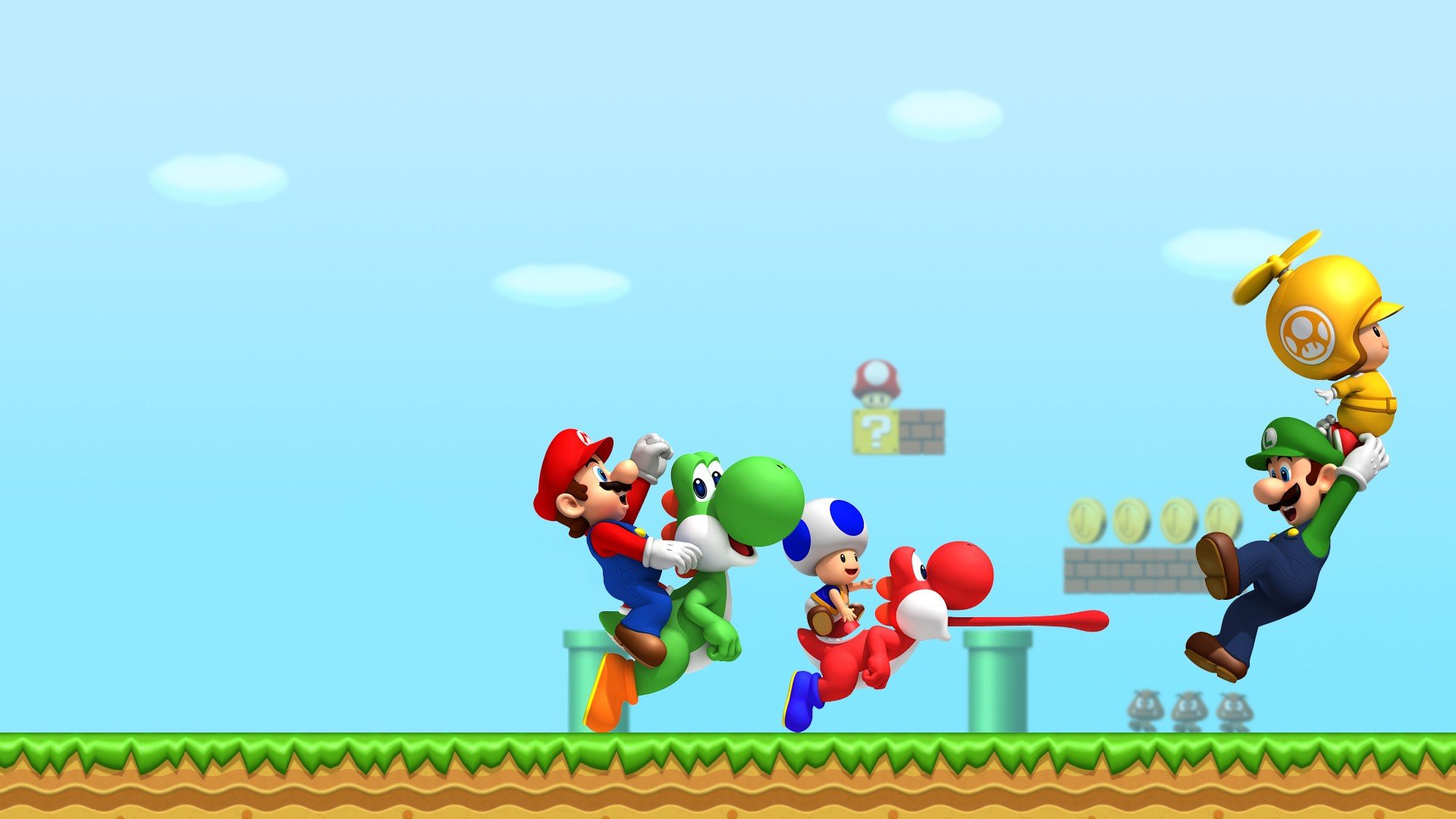 Free New Super Mario Bros. Wii high quality wallpaper ID:113195 for hd 1080p desktop