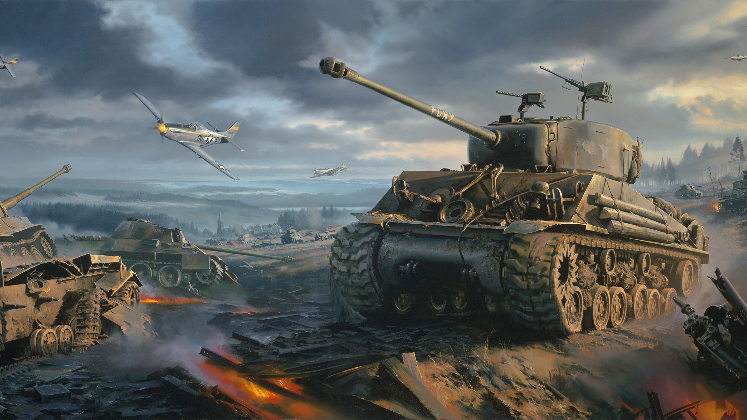 High resolution M4 Sherman hd 2560x1440 background ID:157909 for desktop