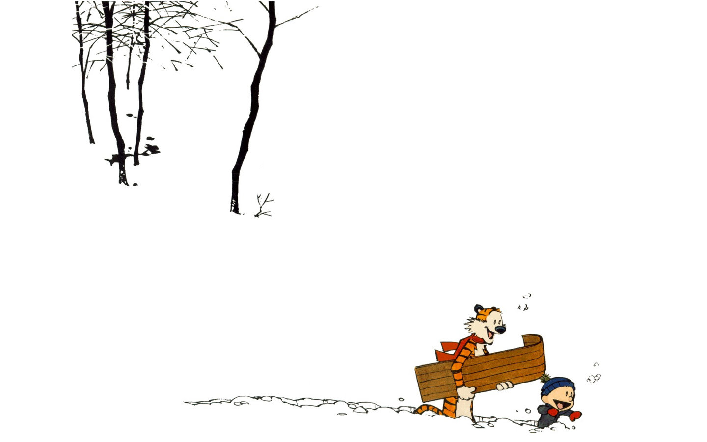 Free download Calvin and Hobbes wallpaper ID:211461 hd 1440x900 for PC