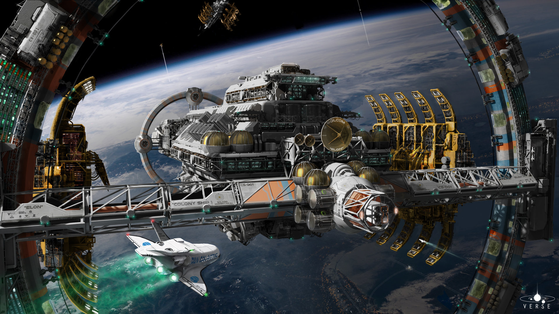 High resolution Space Station full hd 1080p background ID:226988 for PC