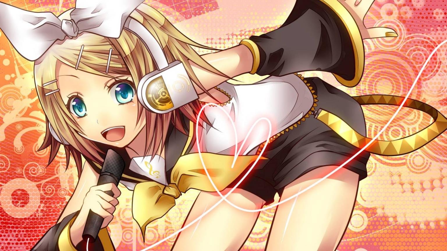 Best Rin Kagamine background ID:1684 for High Resolution hd 1536x864 PC