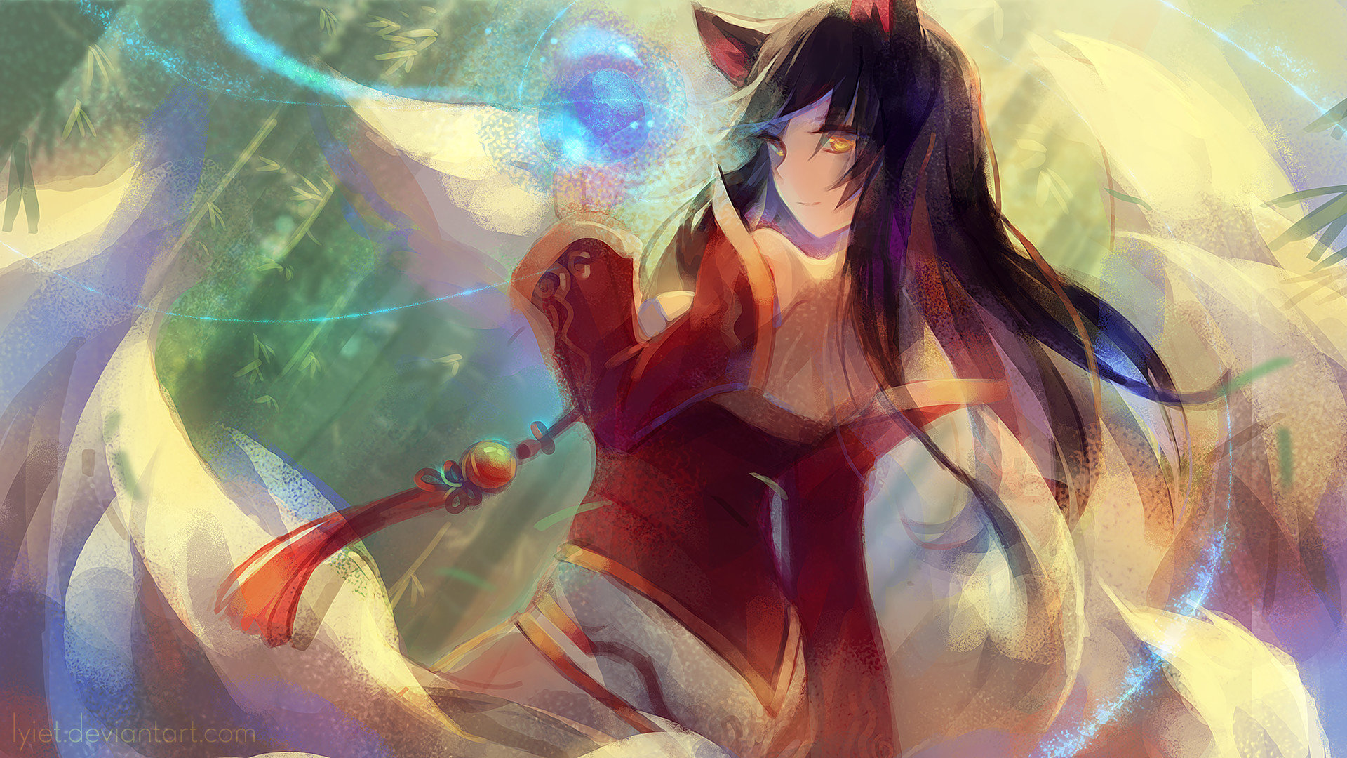 Free Ahri (League Of Legends) high quality wallpaper ID:172271 for full hd PC